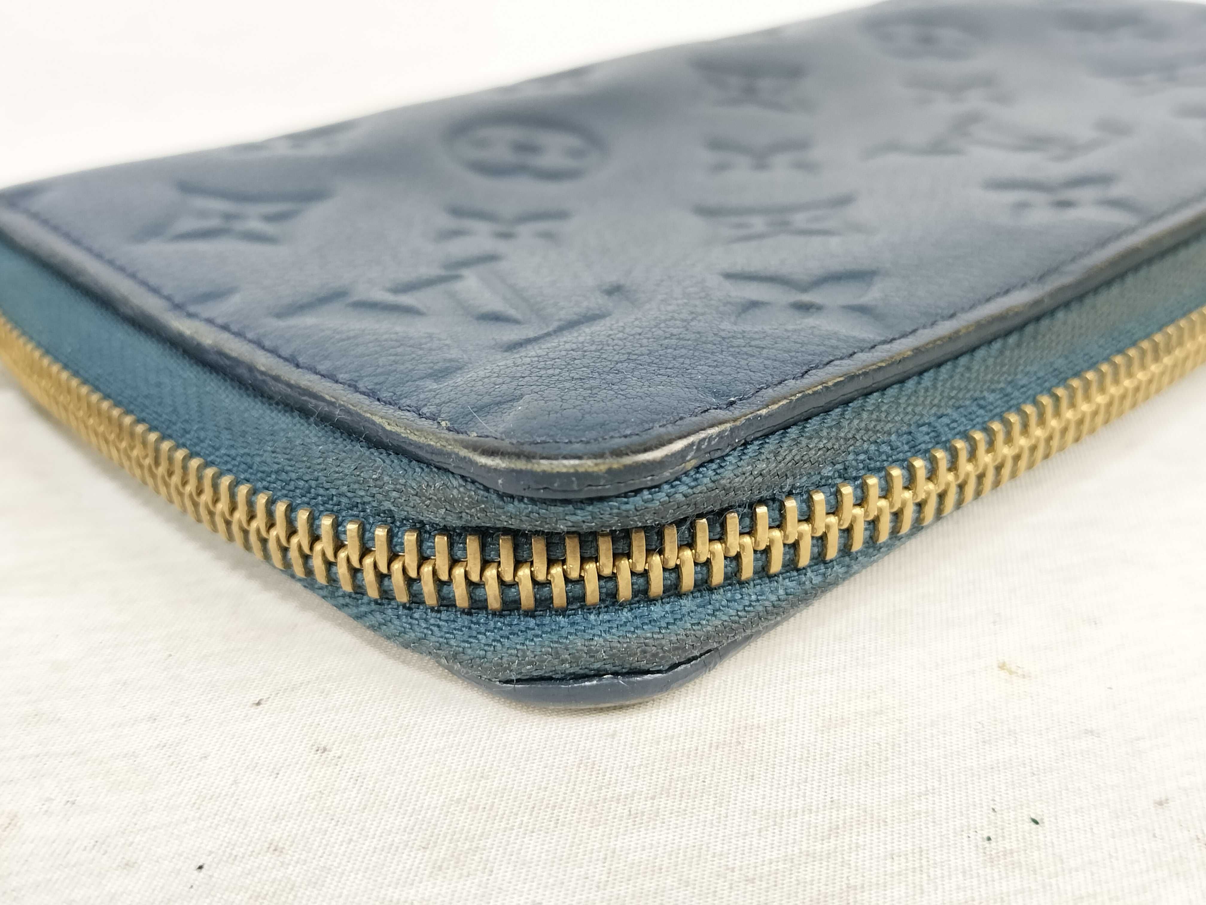 Monogram Empreinte Louis Vuitton Empreinte Zippy Round Zipper Long Wallet — view 8
