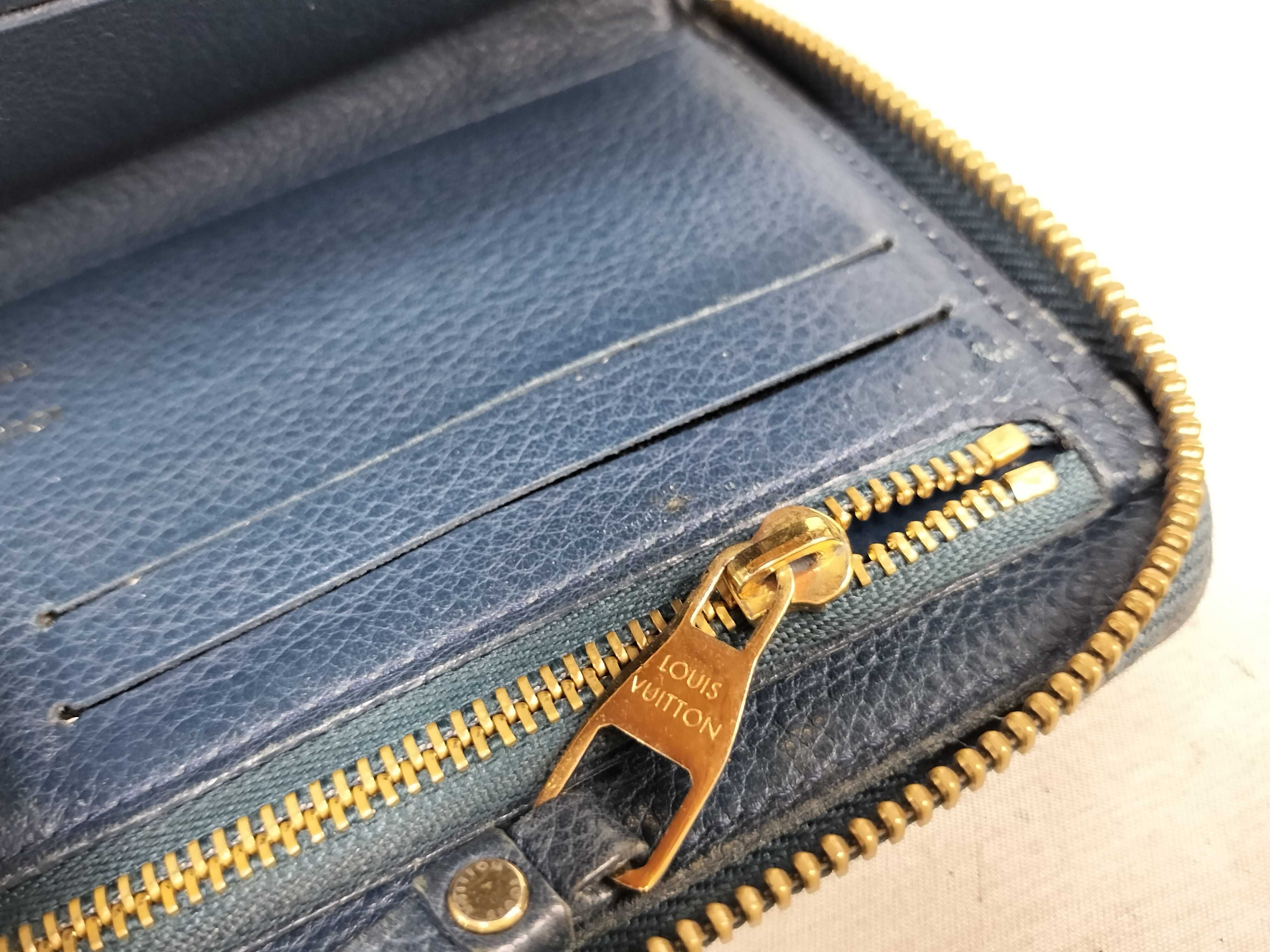 Monogram Empreinte Louis Vuitton Empreinte Zippy Round Zipper Long Wallet — view 9