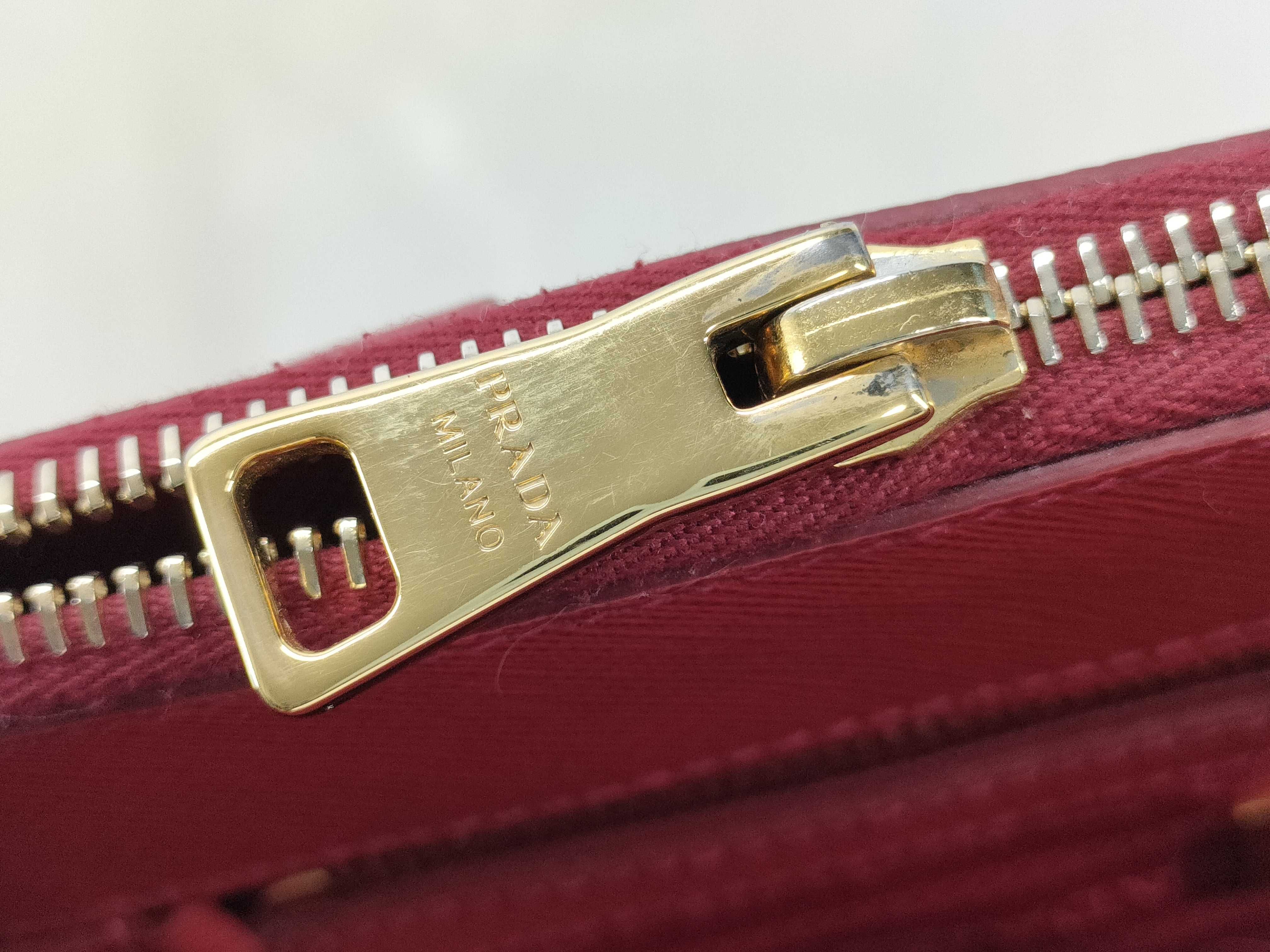 ID- Saffiano Lux Cow Skin 2-Way Handbag Red BN1801 #180 Handbag — view 15