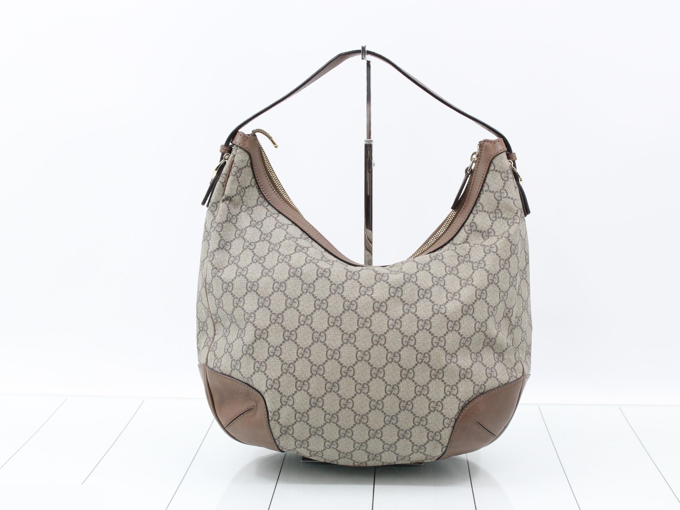 GG Supreme Leather One-Shoulder Bag — view 2