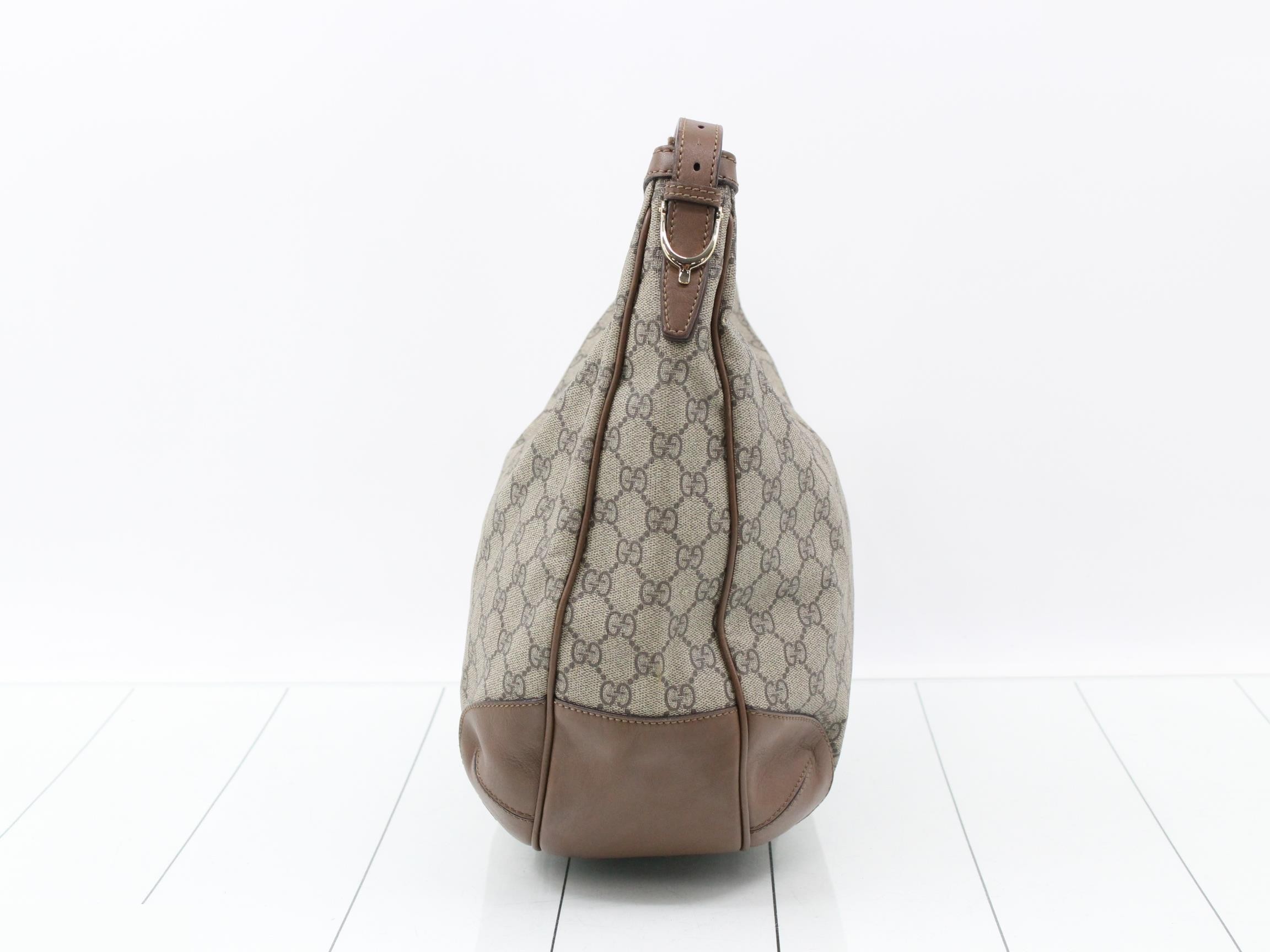 GG Supreme Leather One-Shoulder Bag — view 3