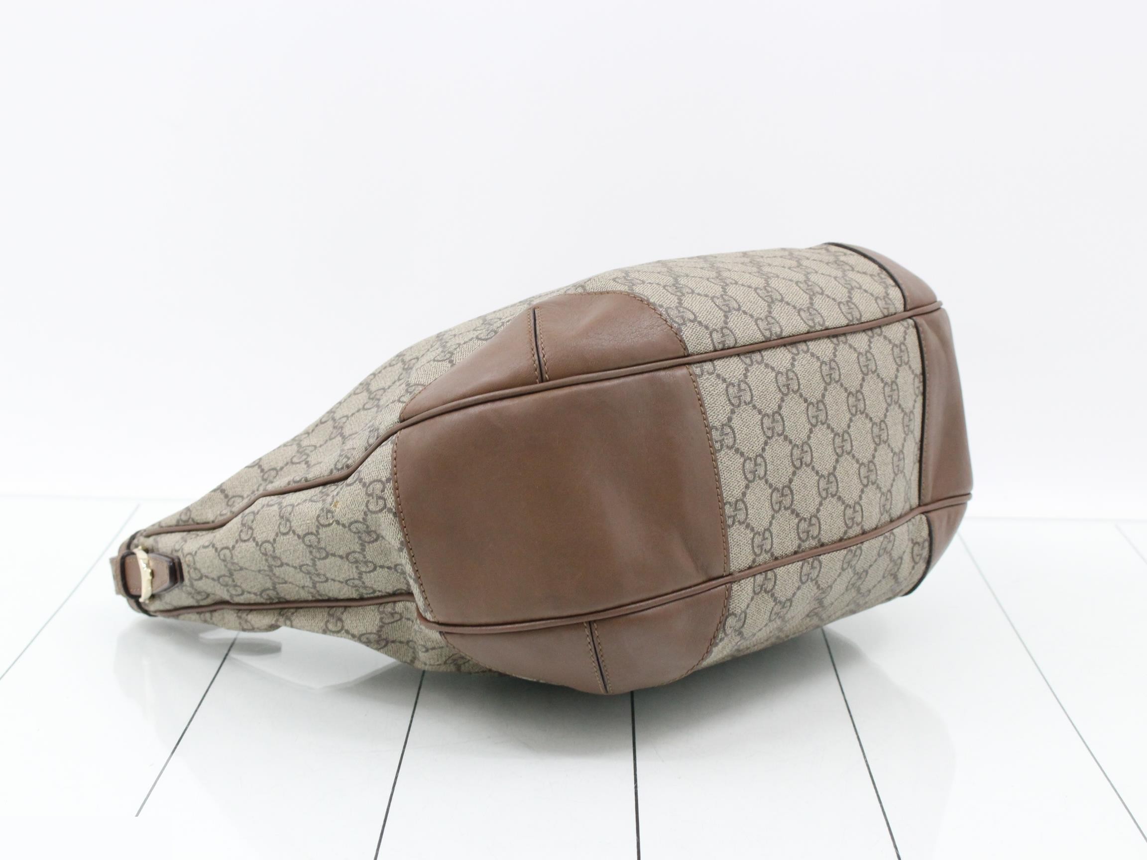GG Supreme Leather One-Shoulder Bag — view 5