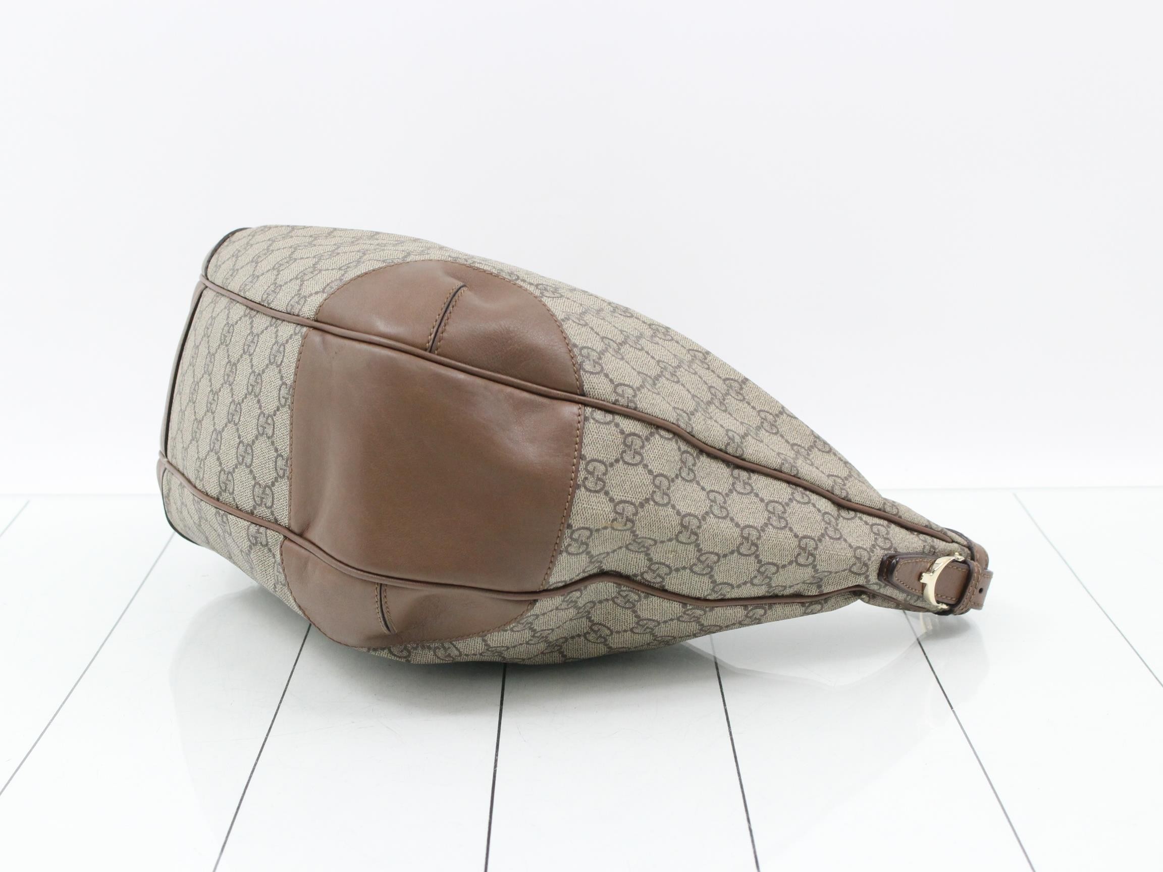 GG Supreme Leather One-Shoulder Bag — view 6