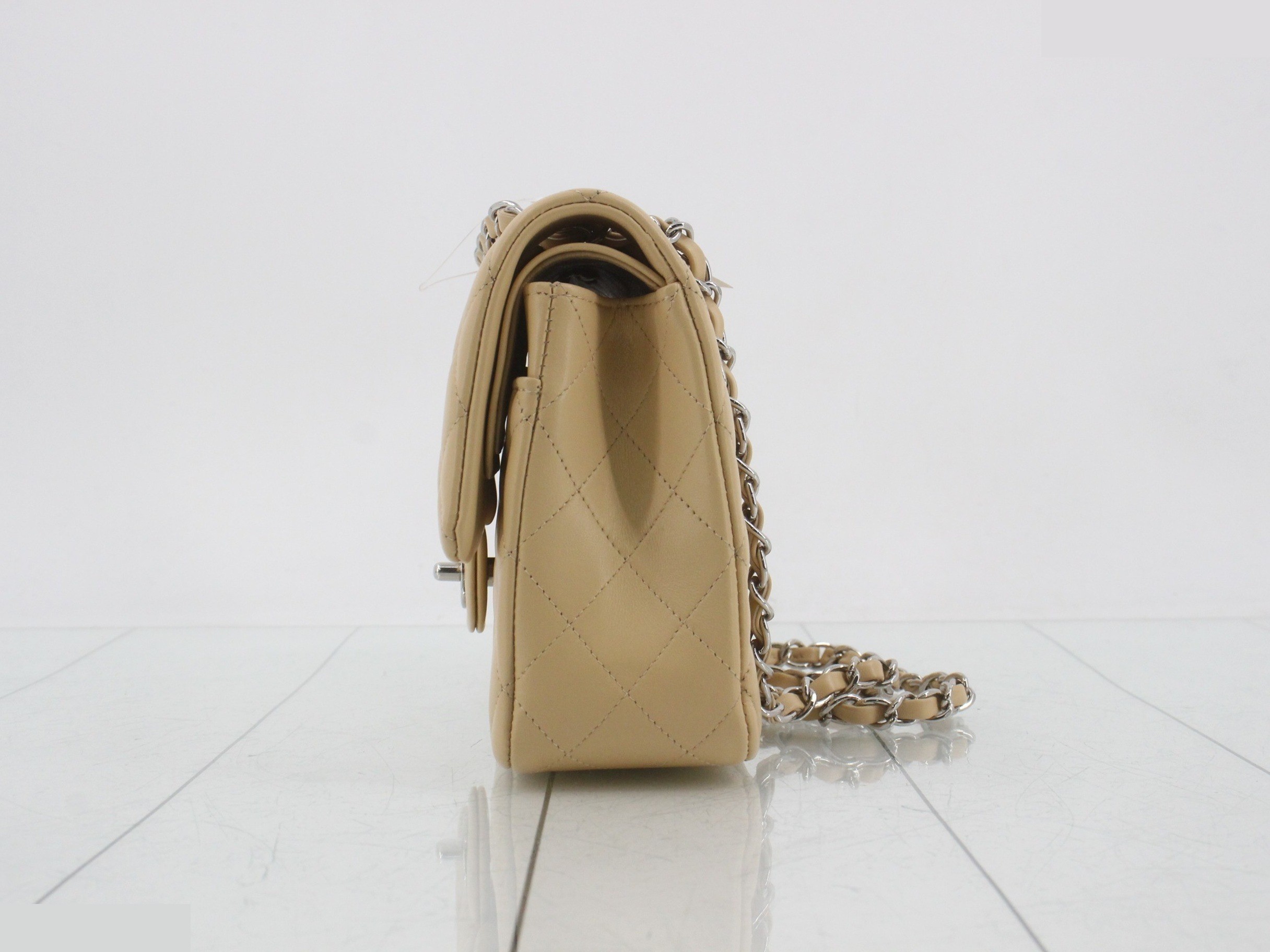 Matelassé Chain Shoulder Bag — view 3