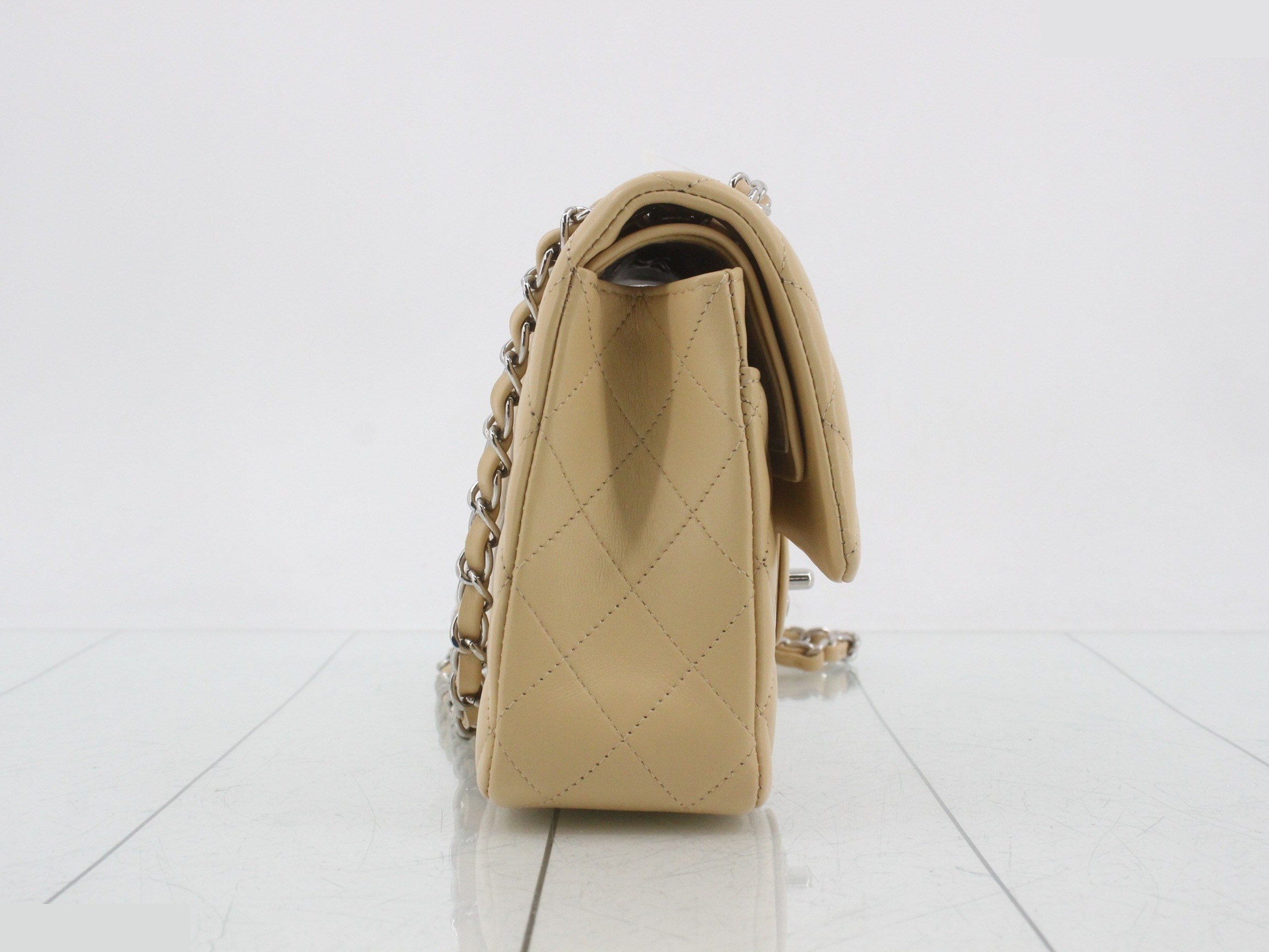Matelassé Chain Shoulder Bag — view 4