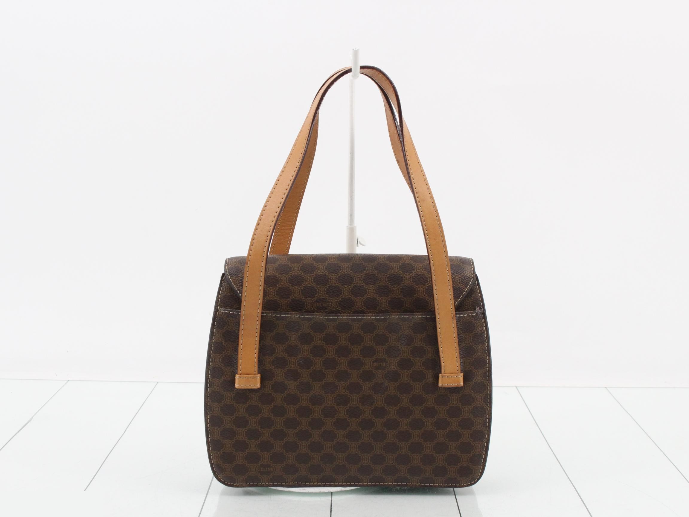 Macadam handbag, PVC/leather, brown — view 2