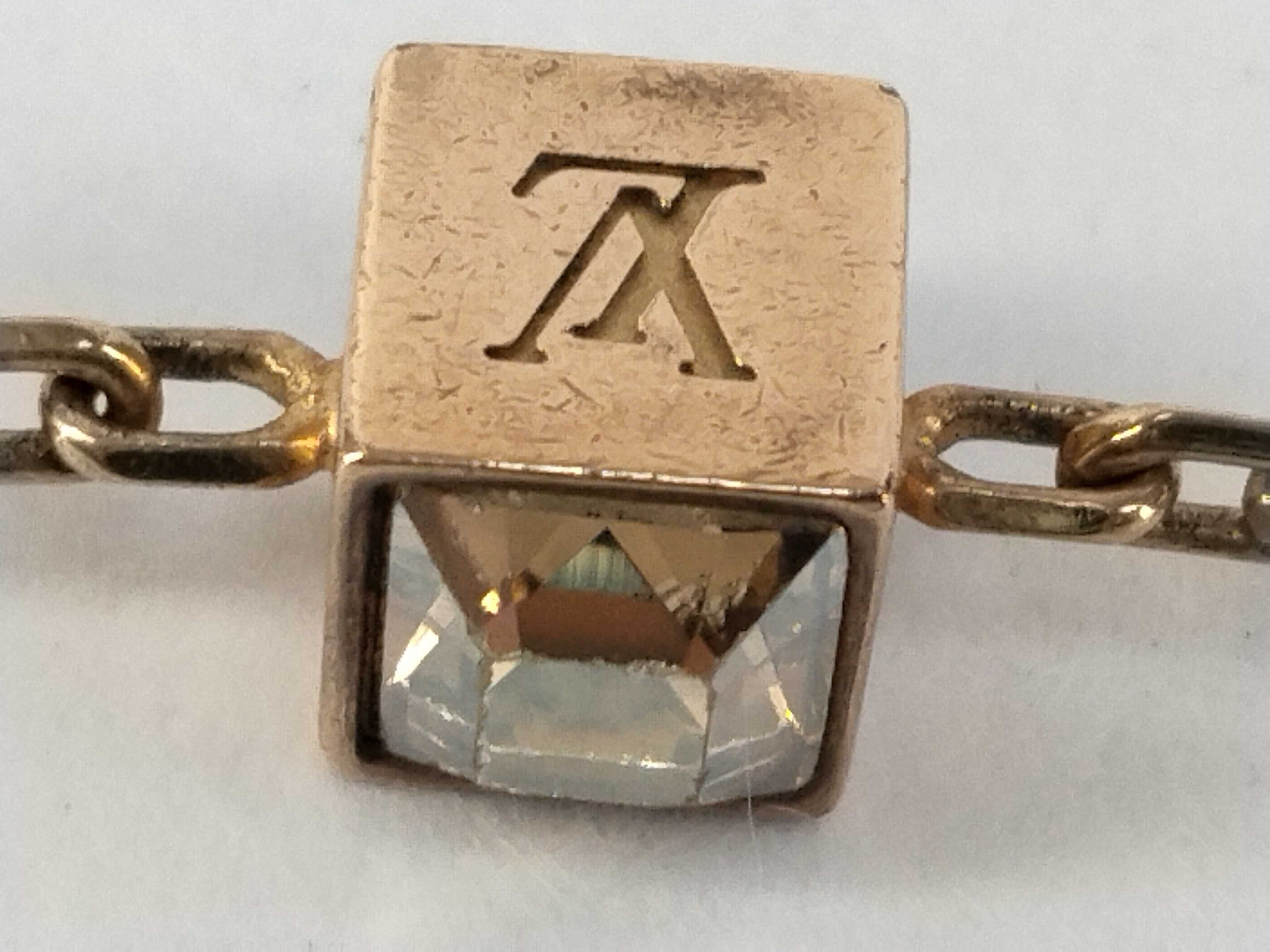 Bracelet Gamble Colored Stone Cube Logo Gold Bracelet Bracelet/Bangle — view 8