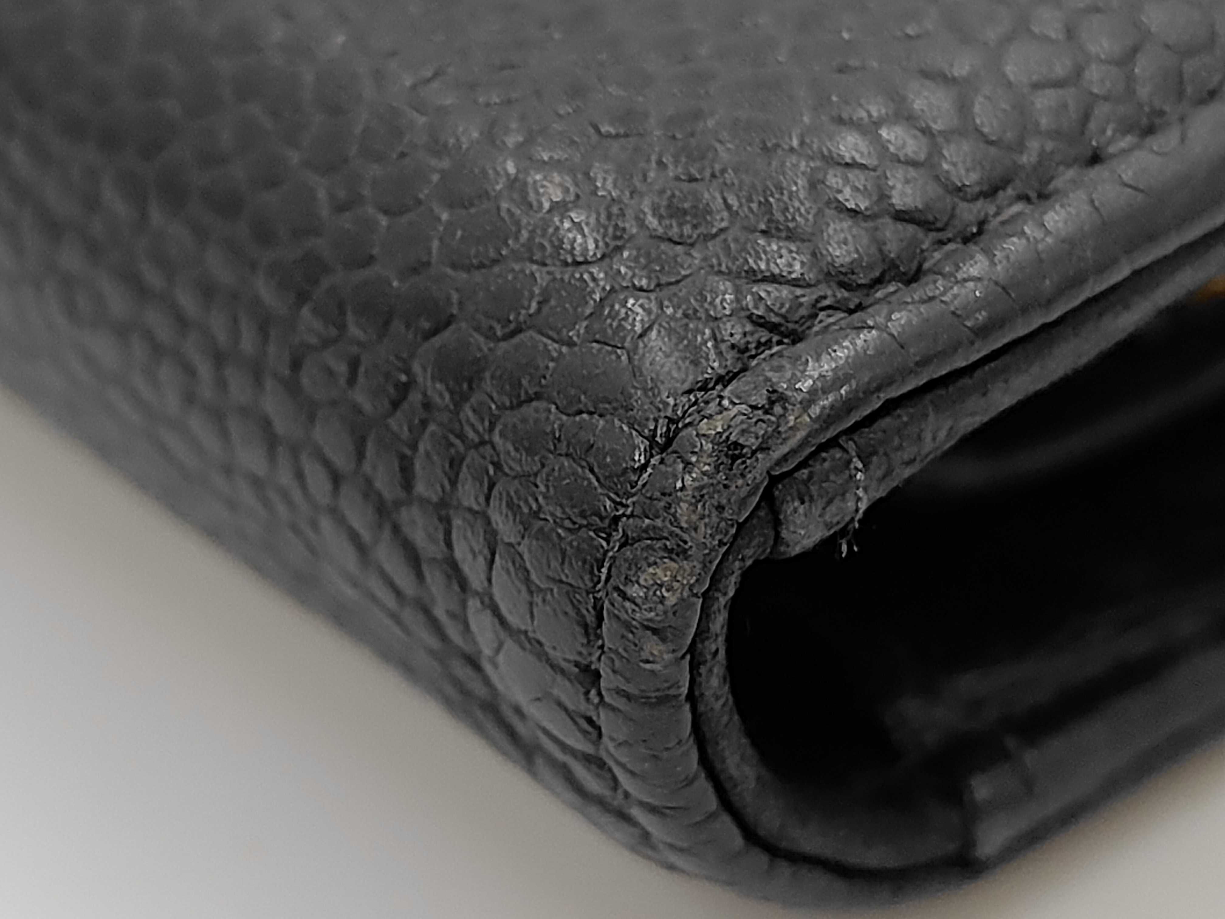 coin purse, caviar leather/black wallet — view 7