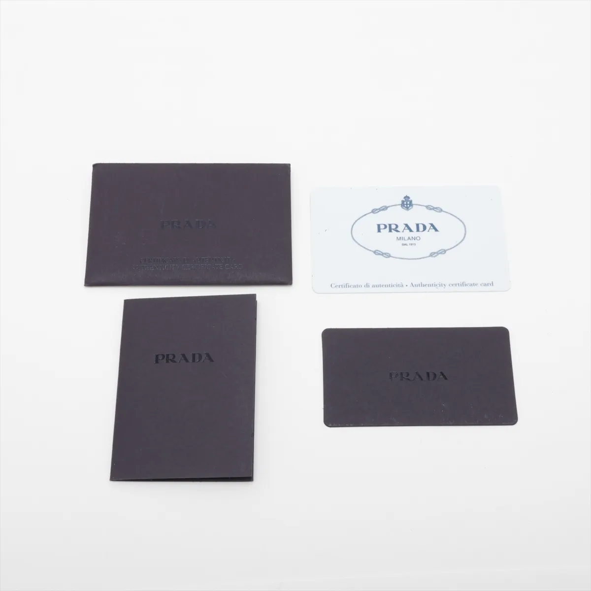 1BA111 Canvas x Leather 2-Way Handbag, Black, Unsigned Guarantee Card — view 12
