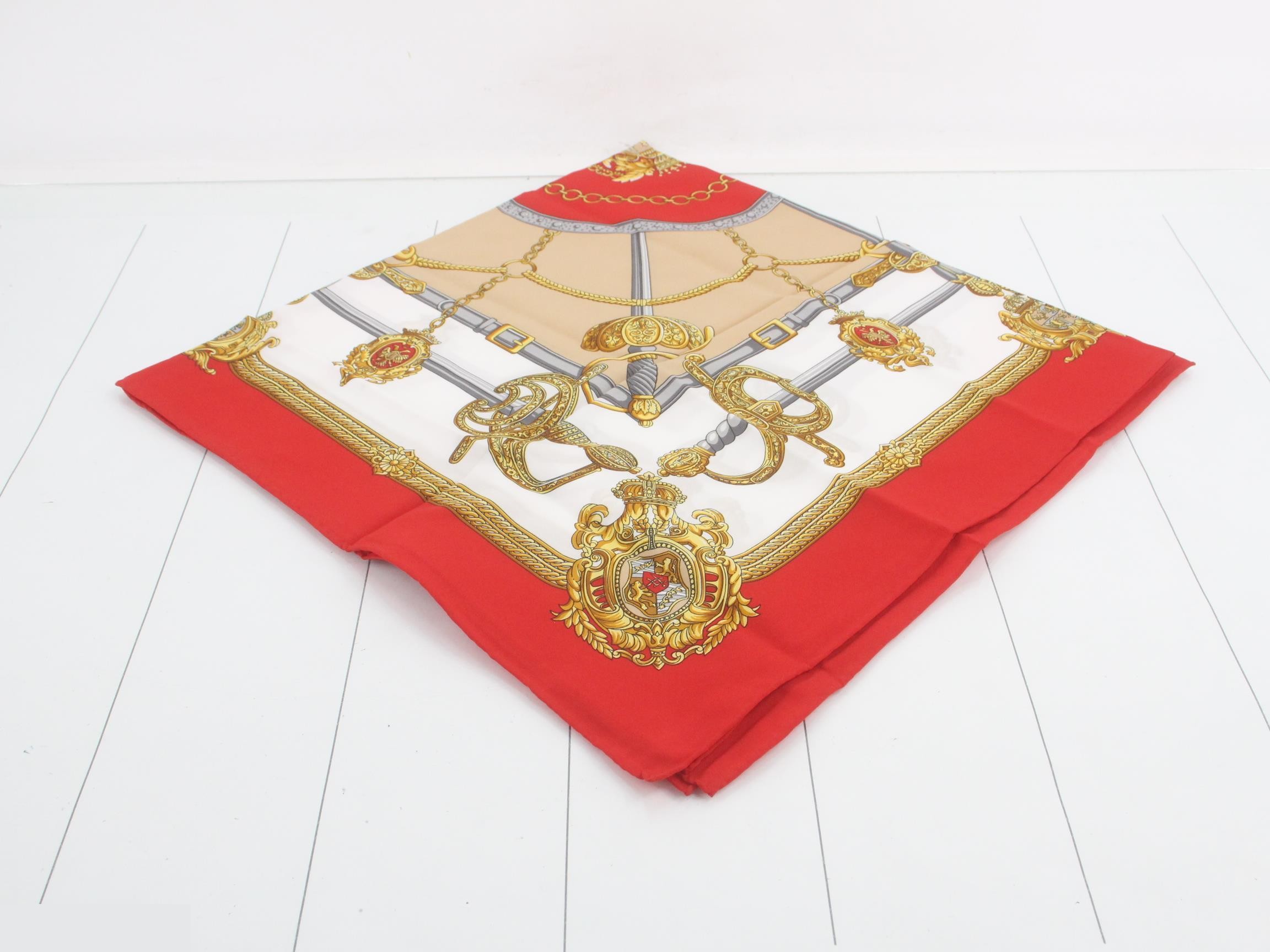 Carre 90 Scarf Key Red — view 2