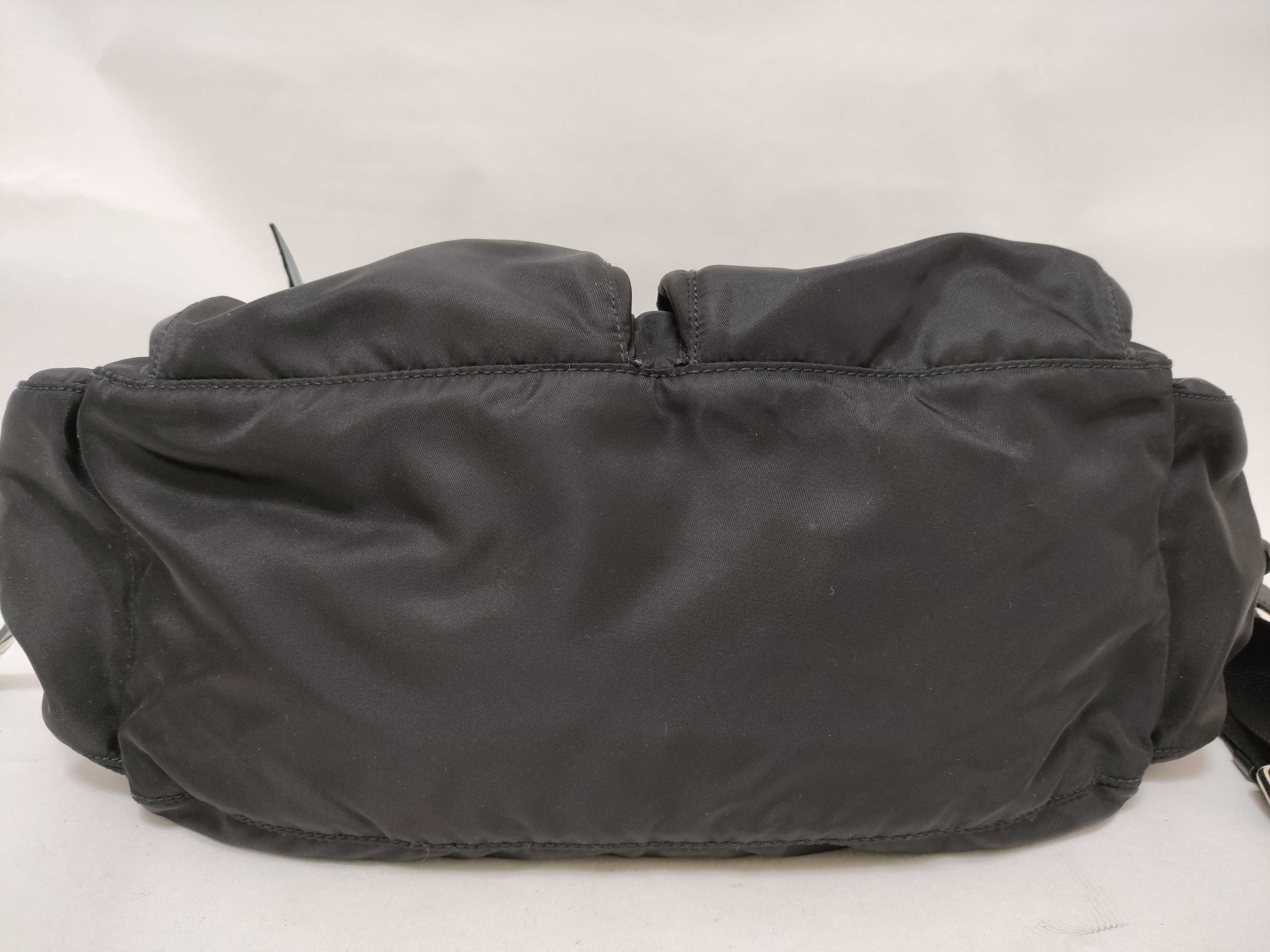 Nylon Prada Tessuto Studded Messenger Shoulder Bag with White Tag and Dust Bag - Excellent Condition — view 7