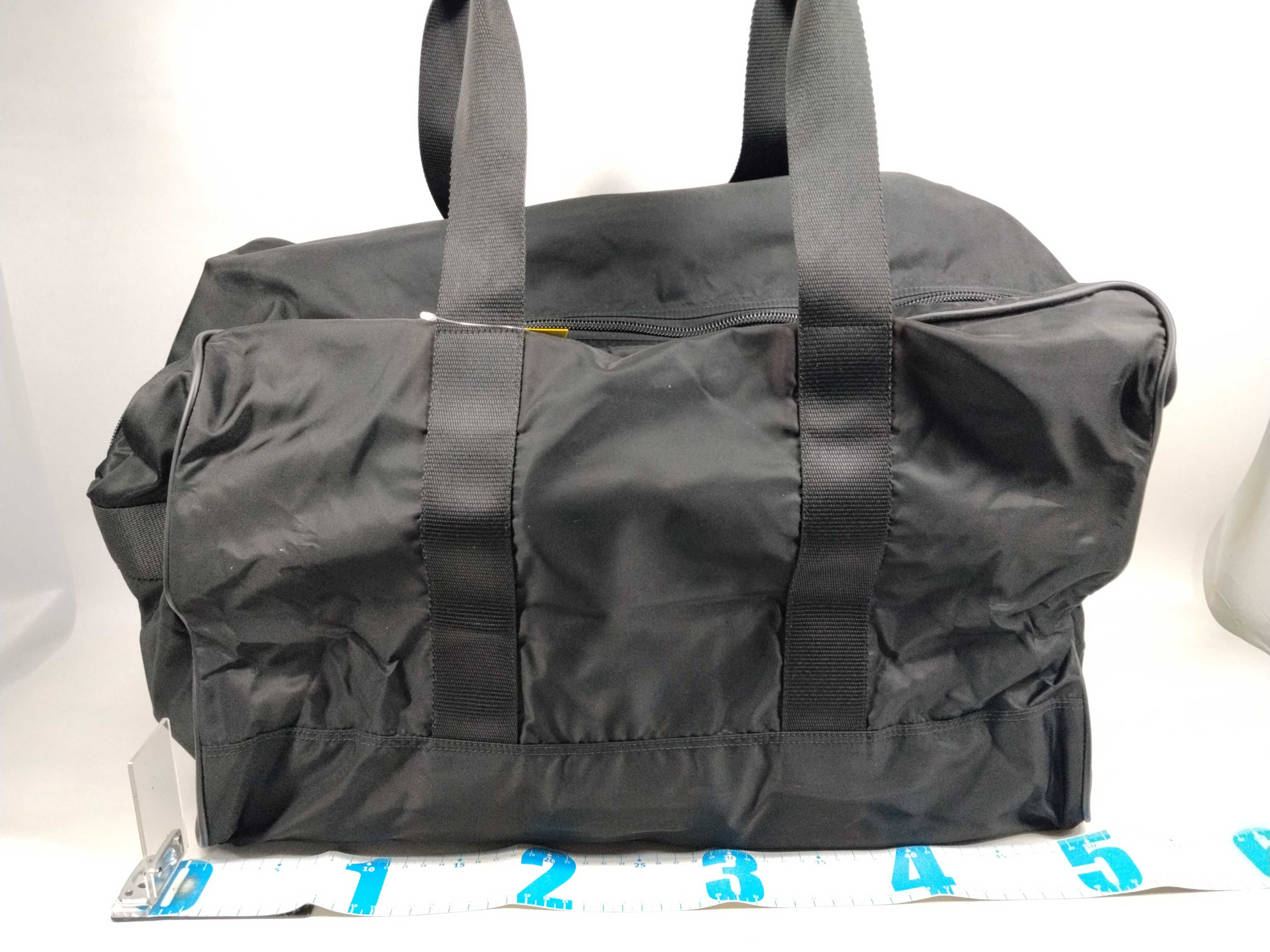 Nylon Triangle Logo Boston Bag — view 2