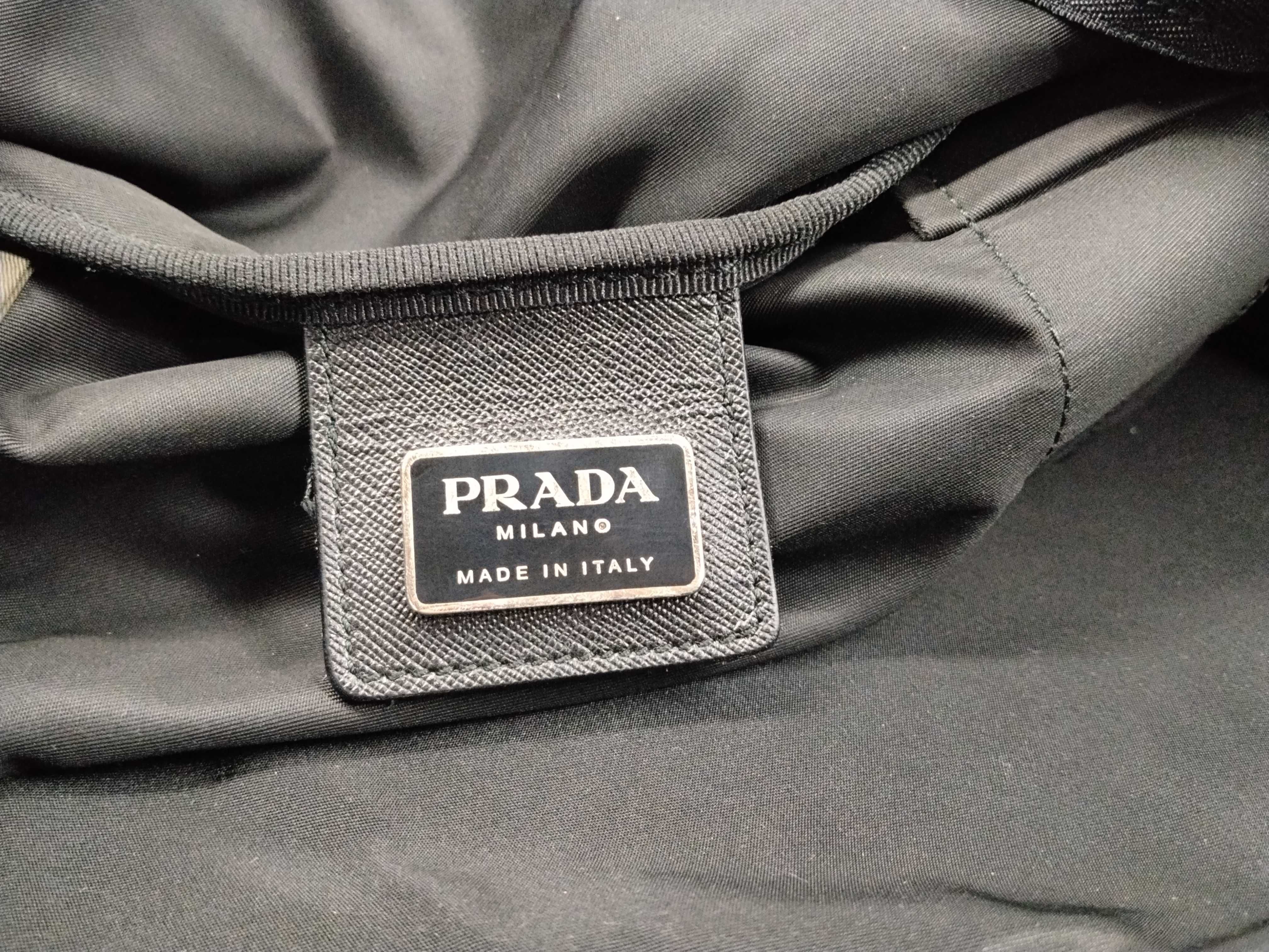 Nylon Triangle Logo Boston Bag — view 12