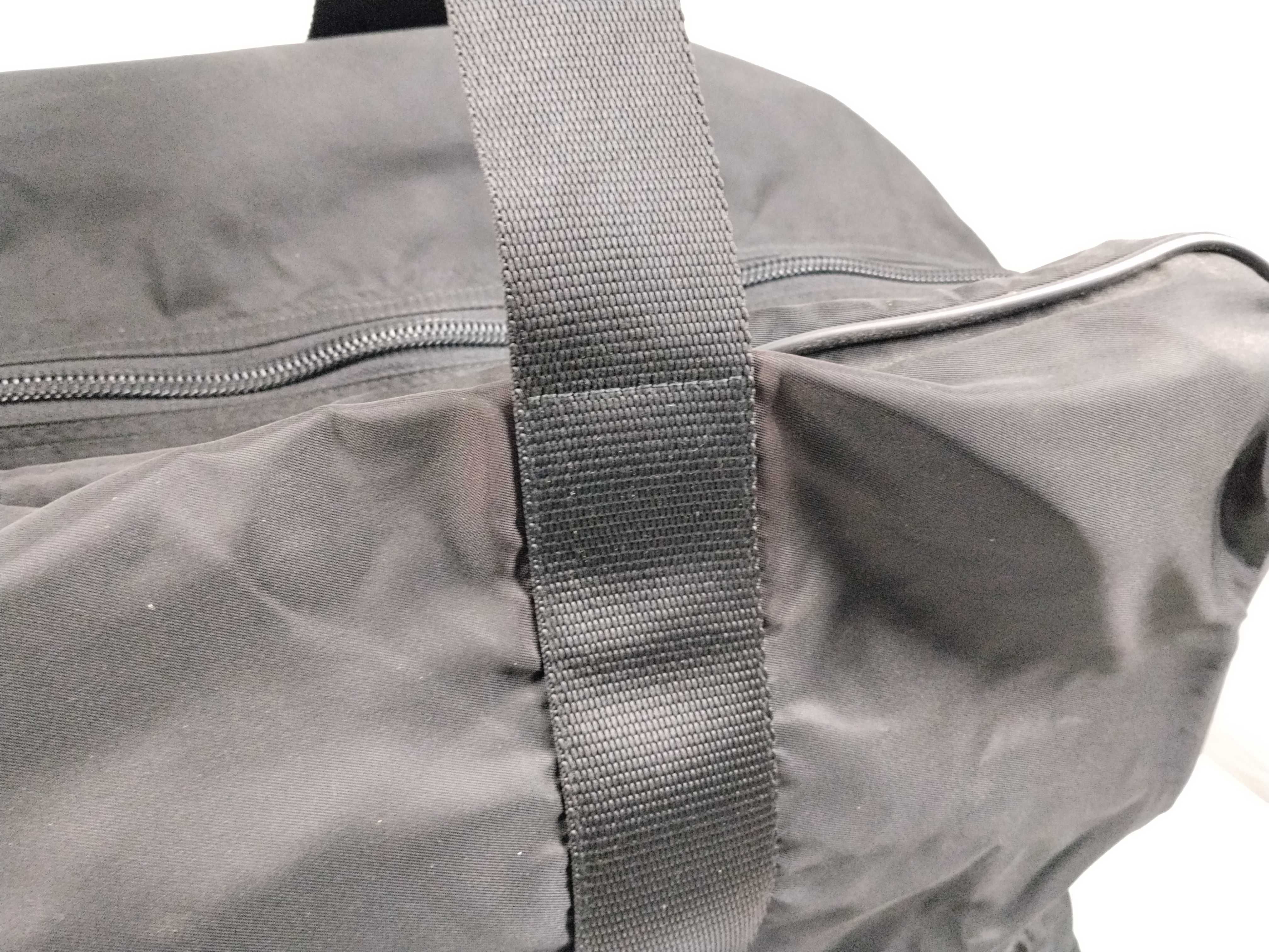 Nylon Triangle Logo Boston Bag — view 3