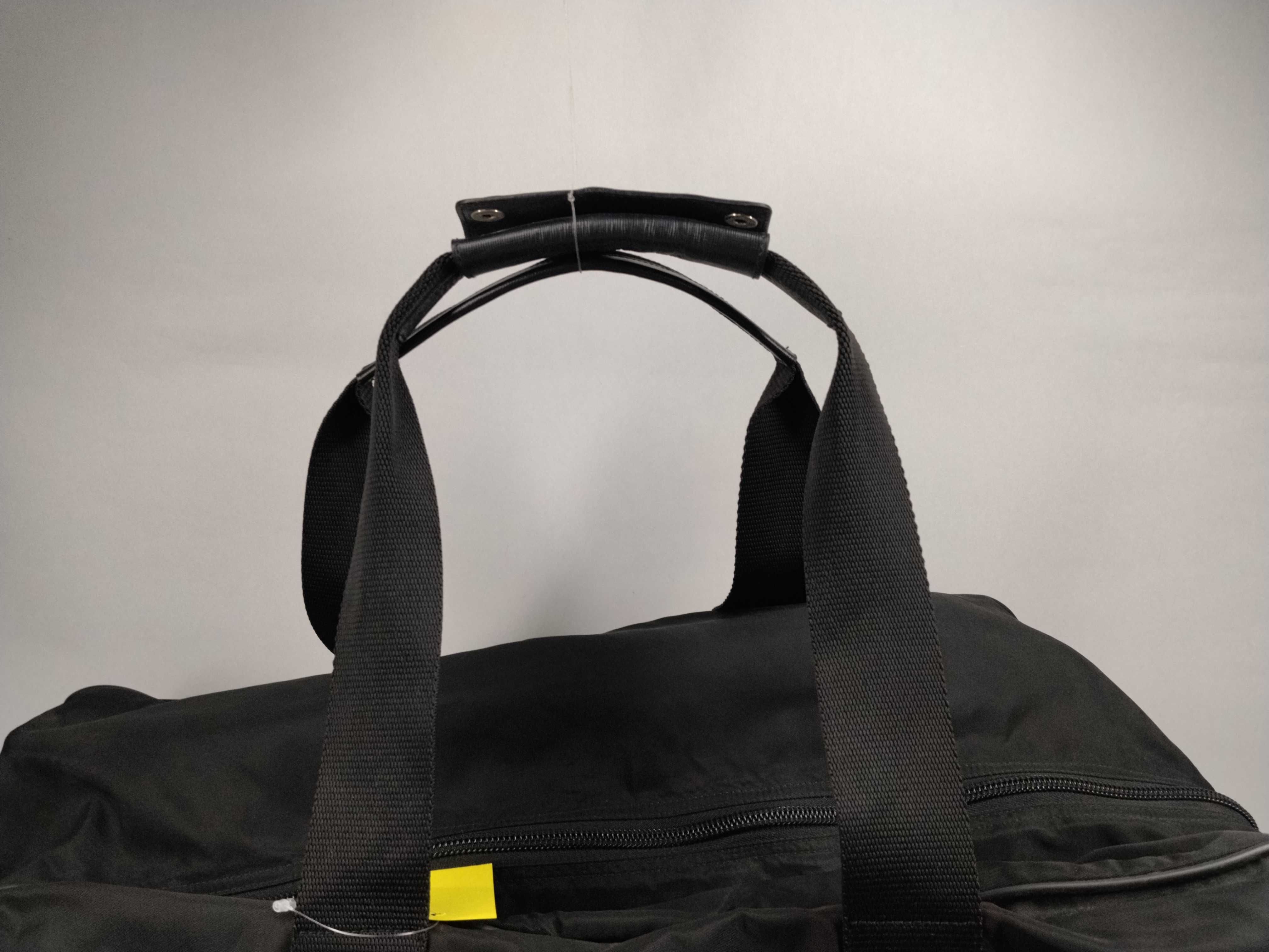 Nylon Triangle Logo Boston Bag — view 4