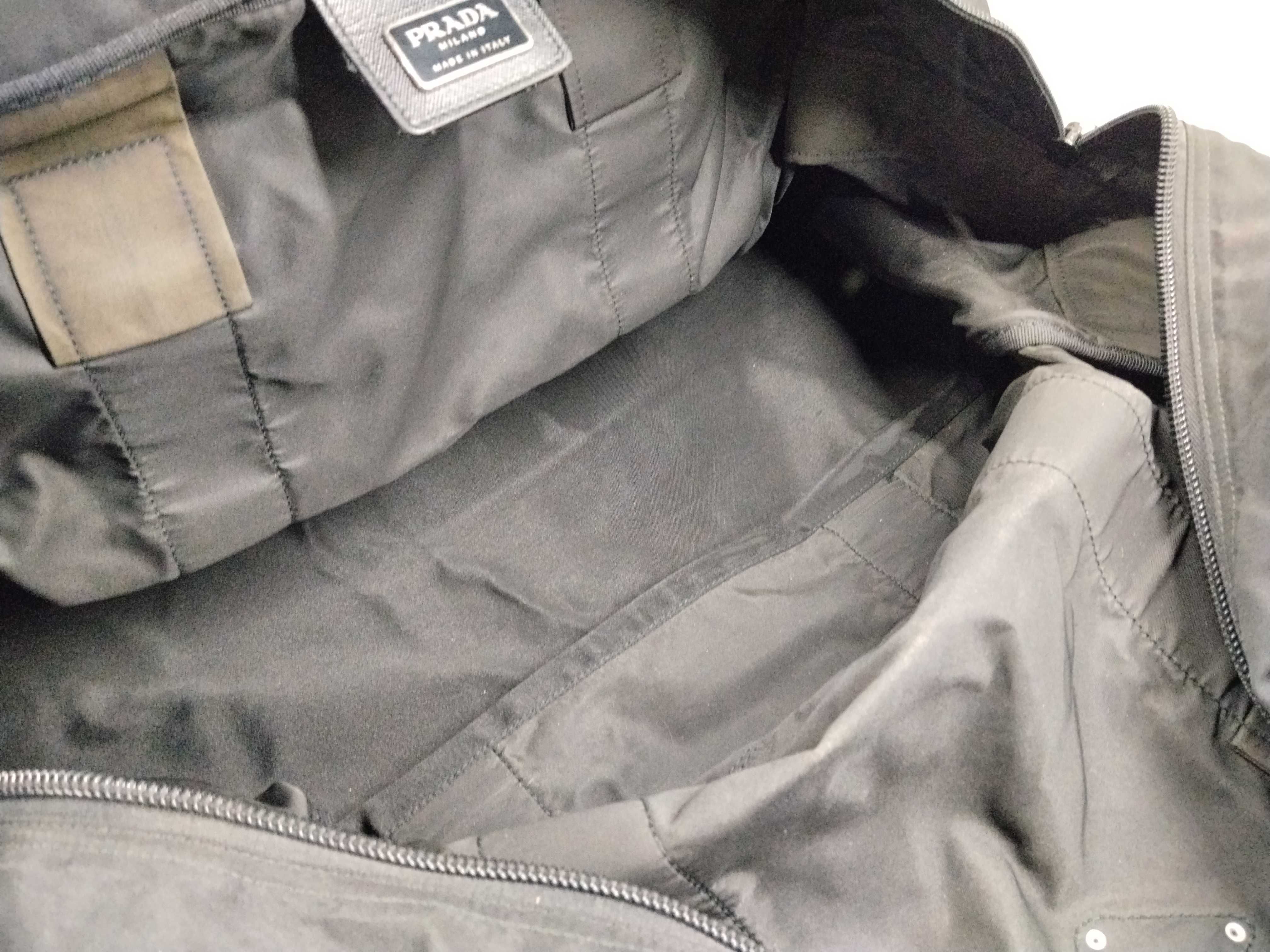 Nylon Triangle Logo Boston Bag — view 10