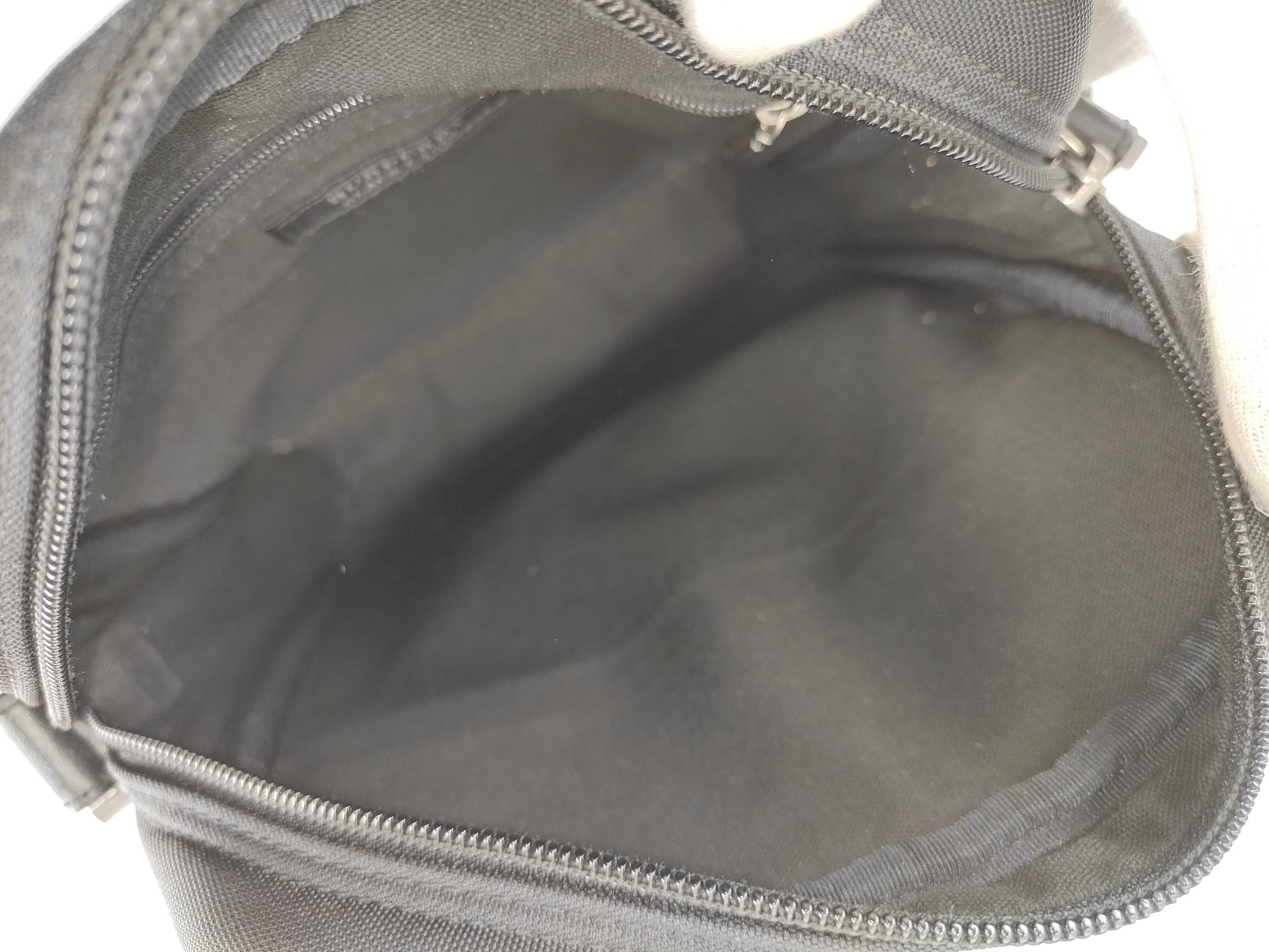 Black Label Check Nylon Black Shoulder Bag — view 11