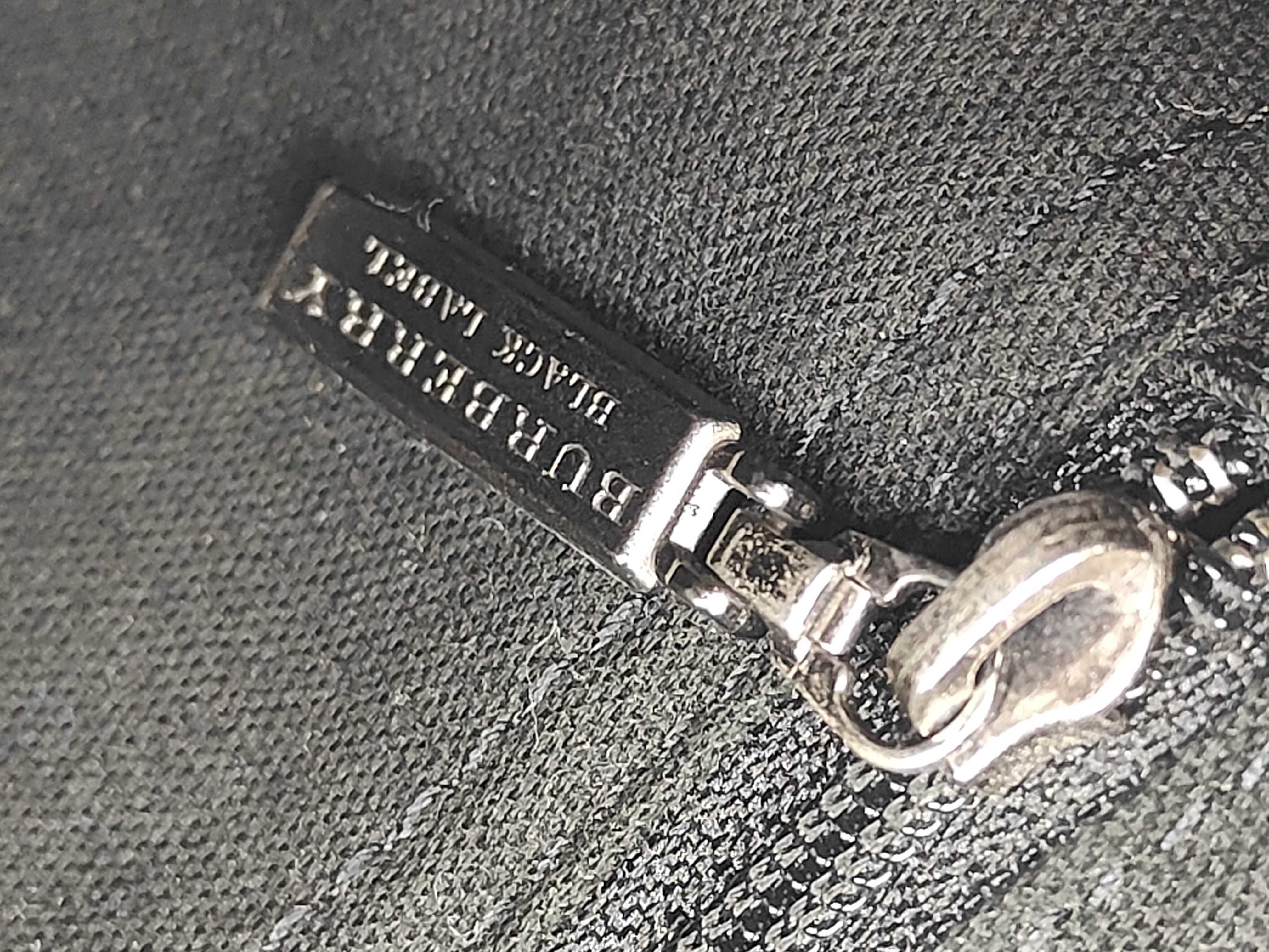 Black Label Check Nylon Black Shoulder Bag — view 14