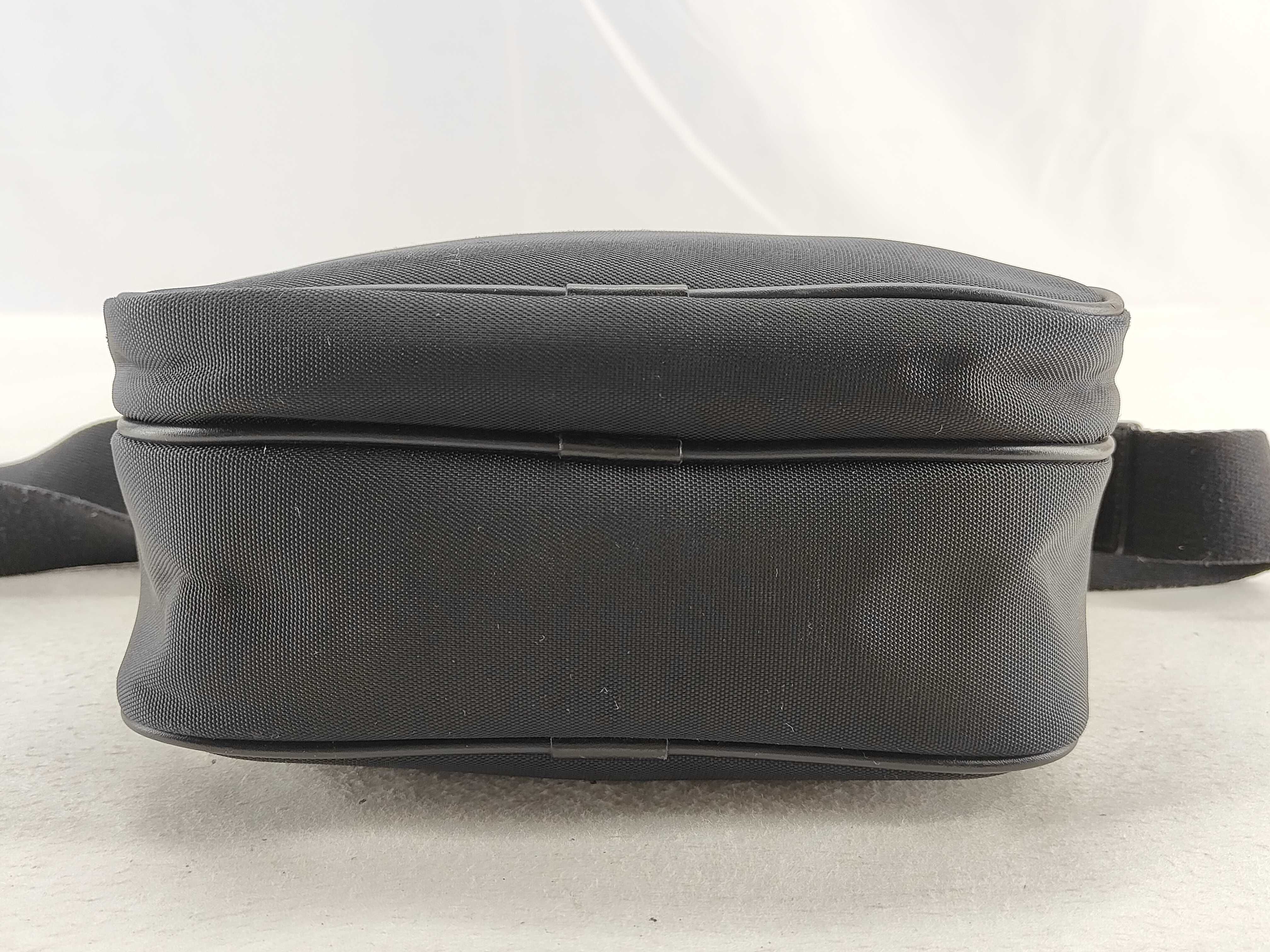 Black Label Check Nylon Black Shoulder Bag — view 10