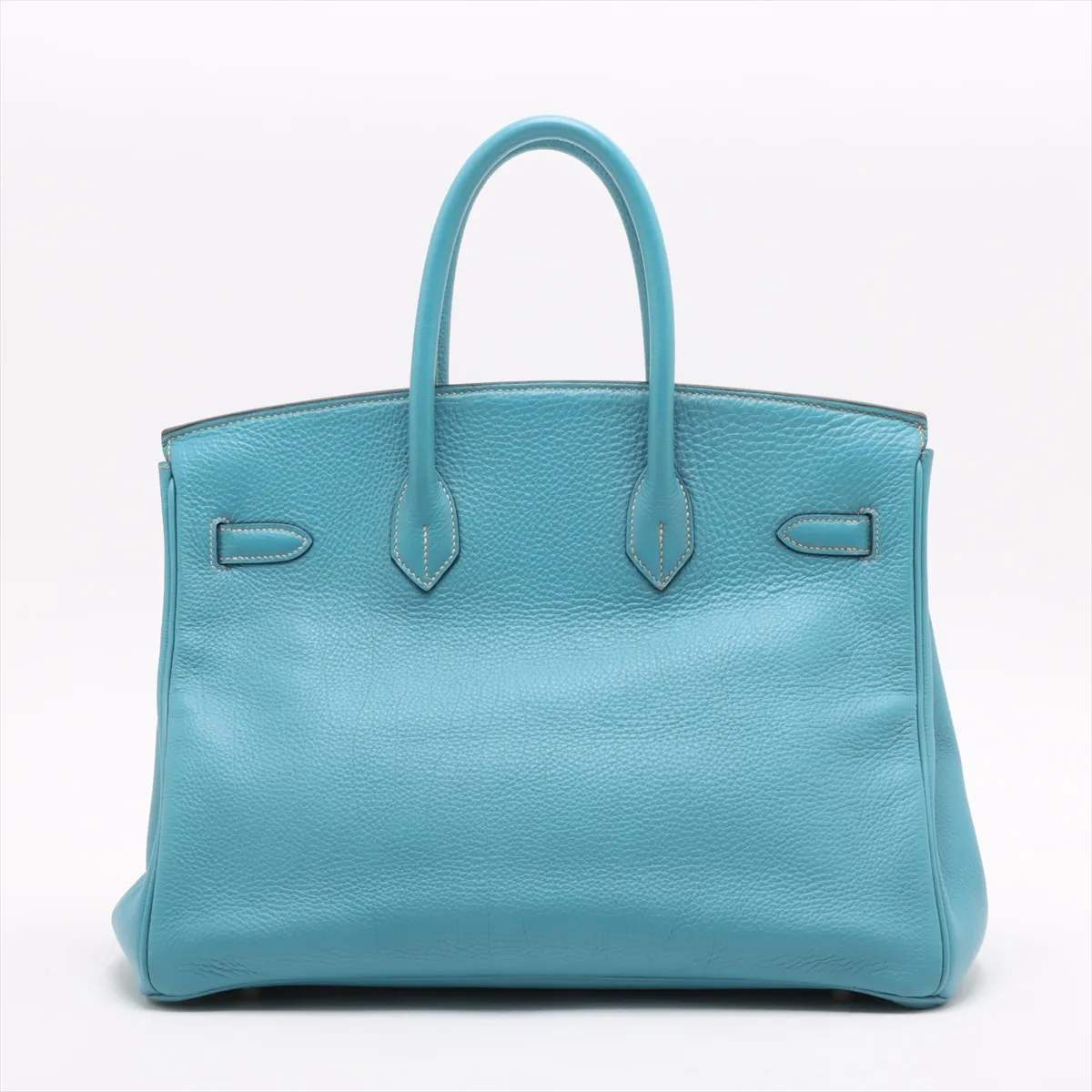 [Individually wrapped] Hermes Birkin 35 LeTourne Togo Blue Jean Silver hardware C:1999 — view 2