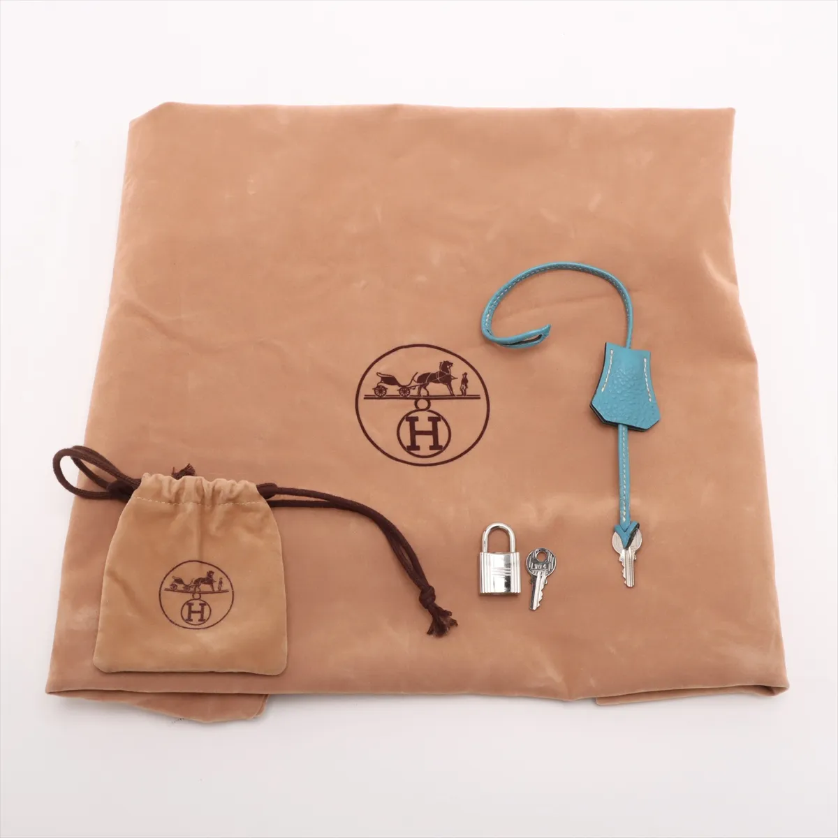 [Individually wrapped] Hermes Birkin 35 LeTourne Togo Blue Jean Silver hardware C:1999 — view 14