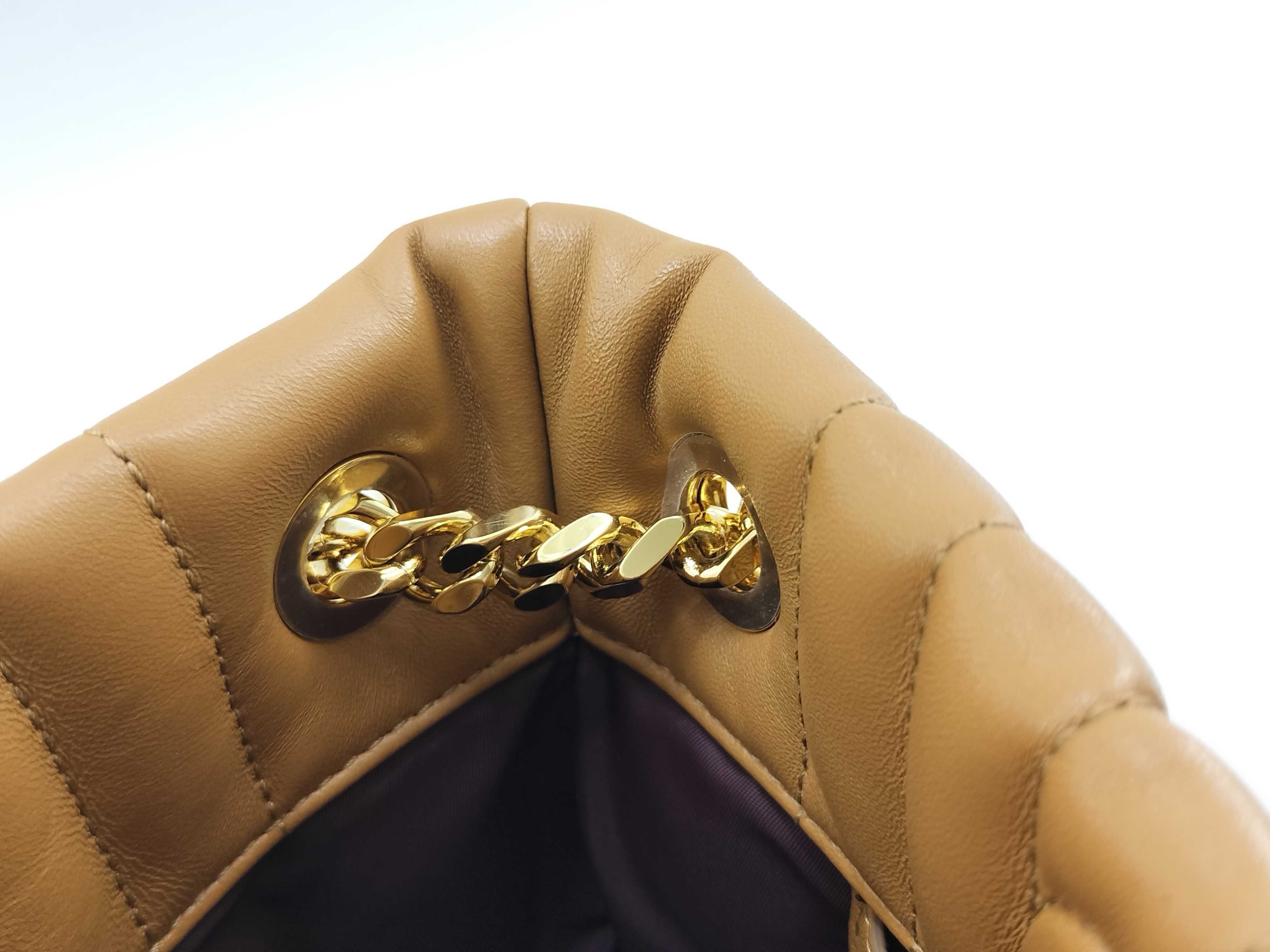 Quilted Lambskin Laura Quilted Baguette Bag Shoulder Bag — view 12