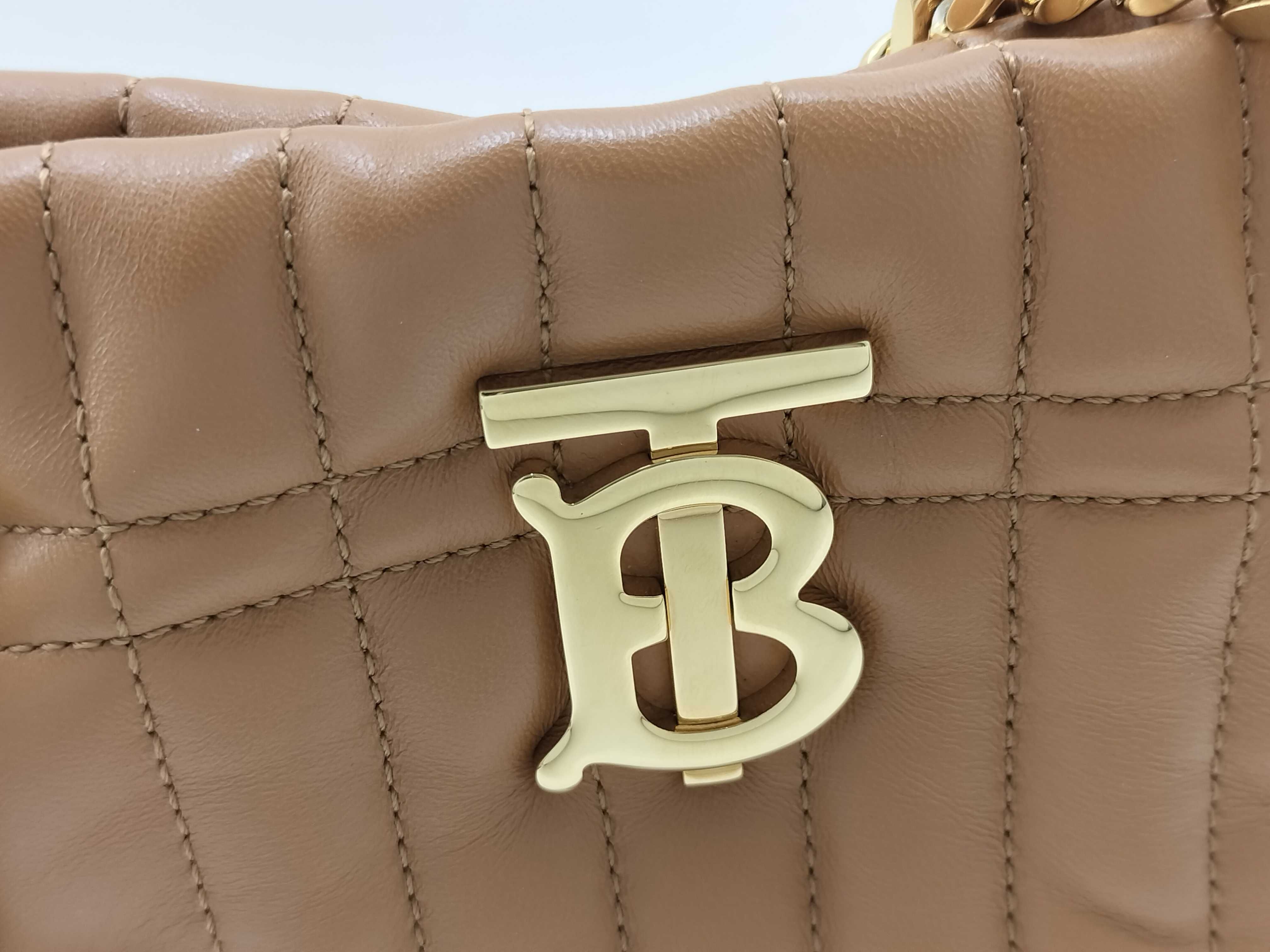Quilted Lambskin Laura Quilted Baguette Bag Shoulder Bag — view 9