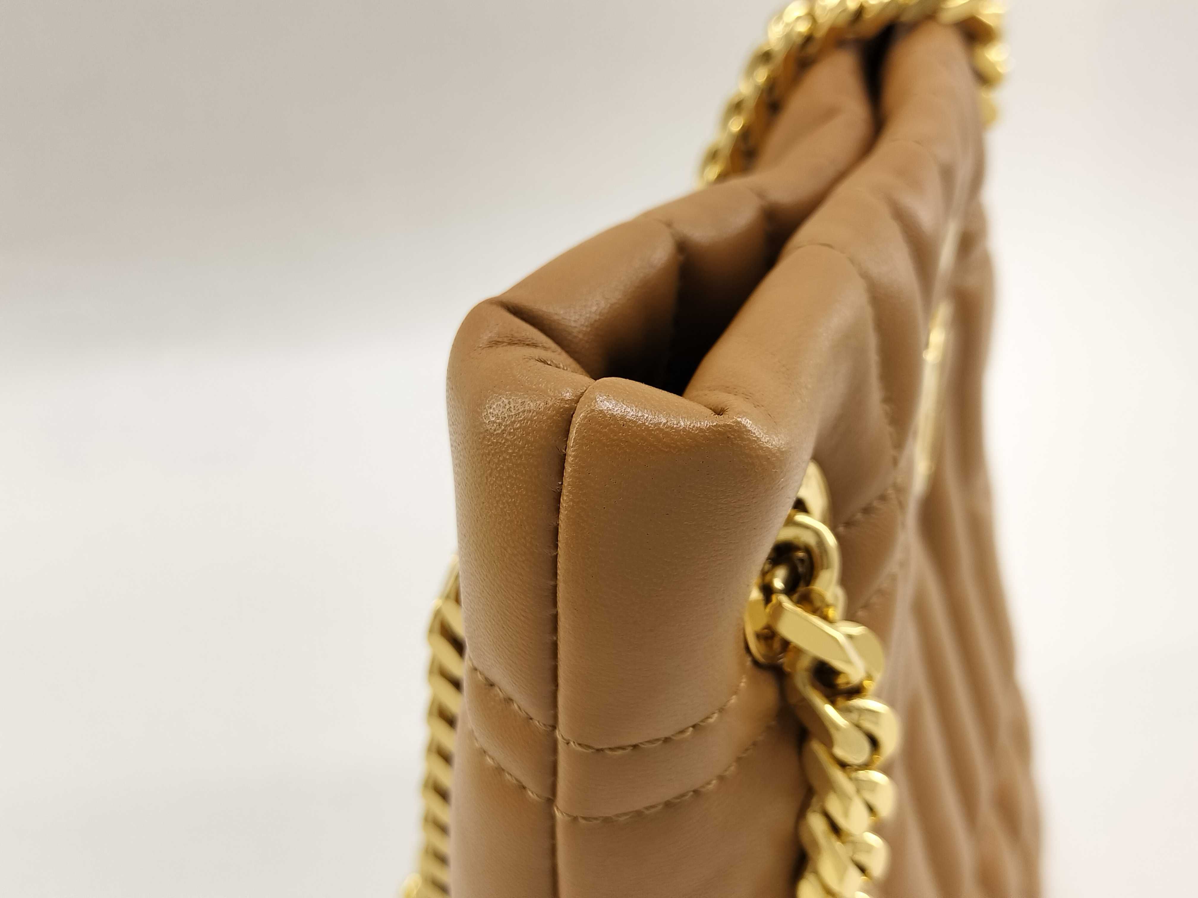 Quilted Lambskin Laura Quilted Baguette Bag Shoulder Bag — view 10