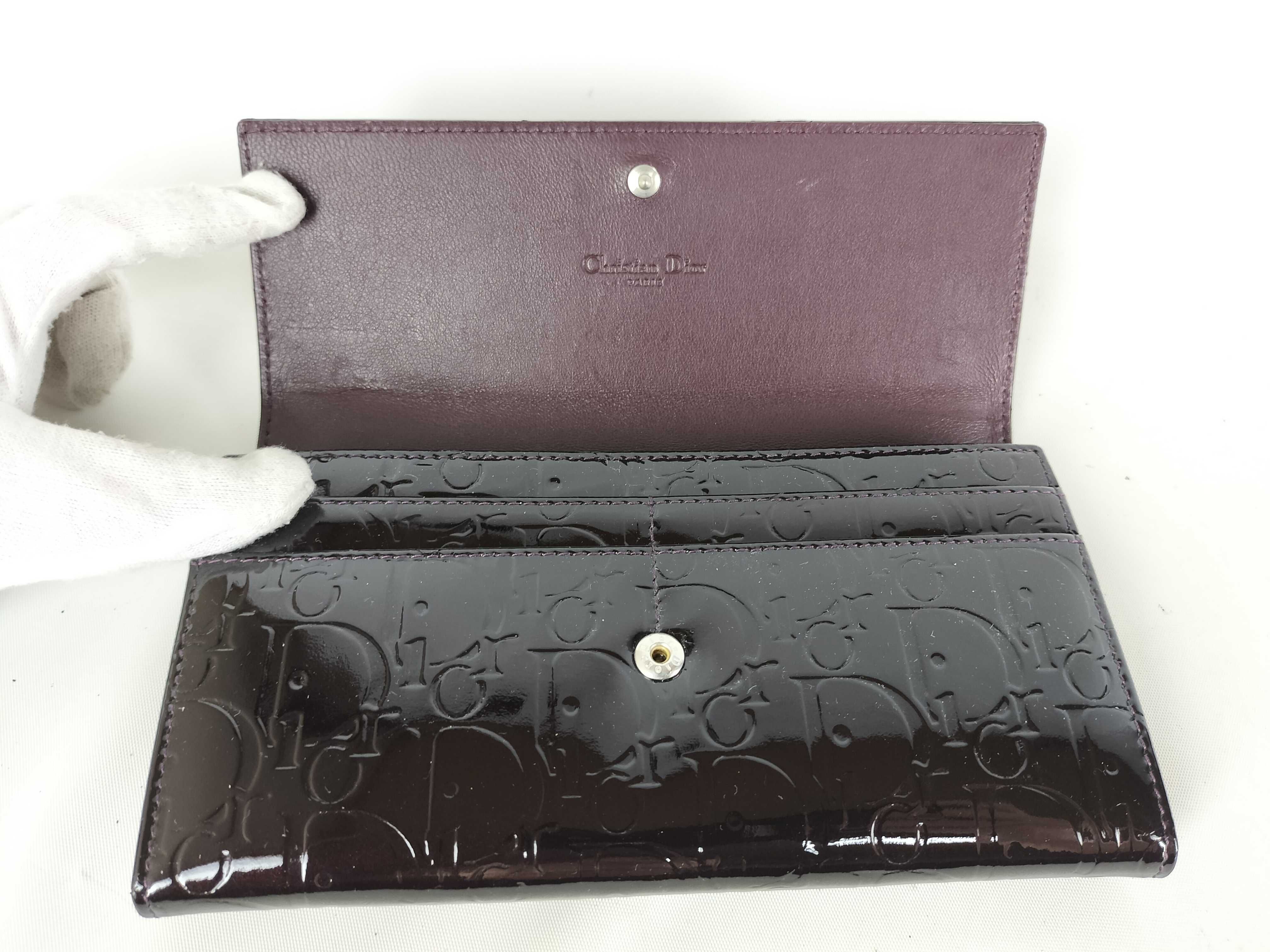 enamel long wallet — view 5