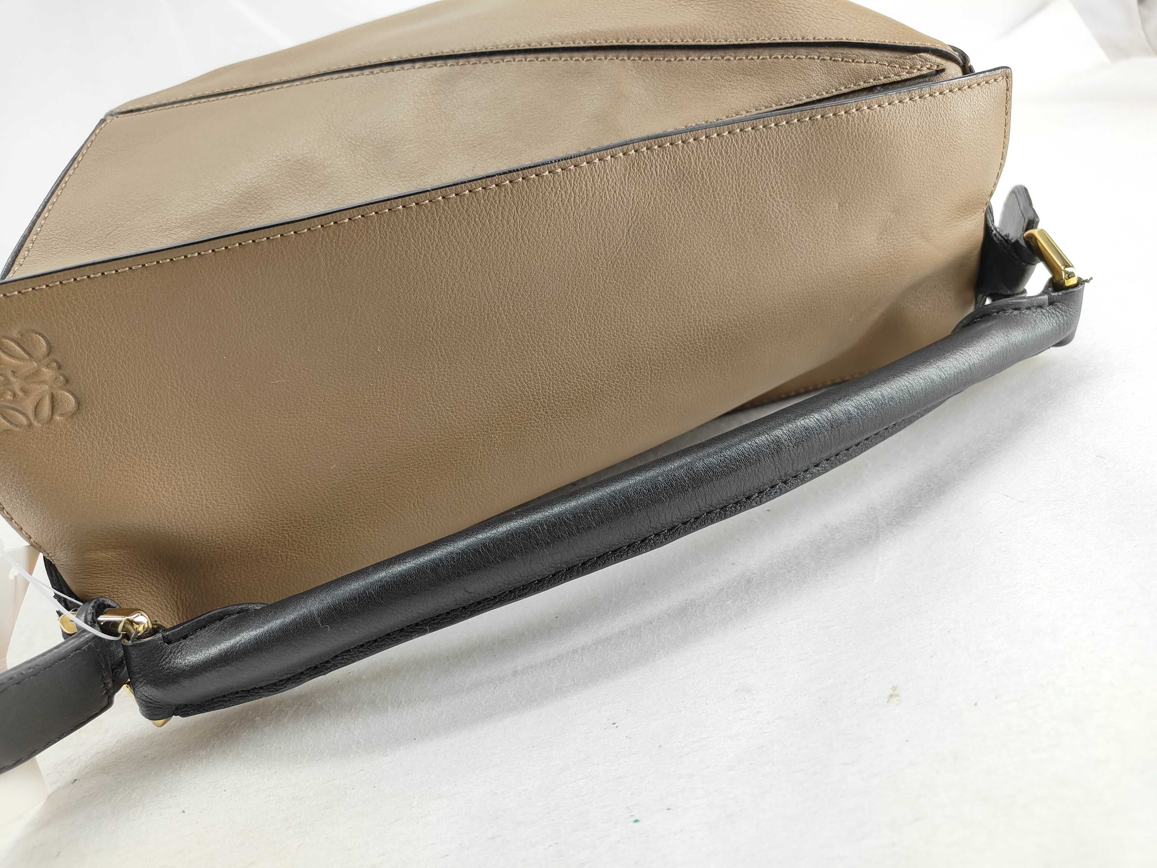 HK- Puzzle Small Leather Brown Shoulder Bag (Handbag) — view 4