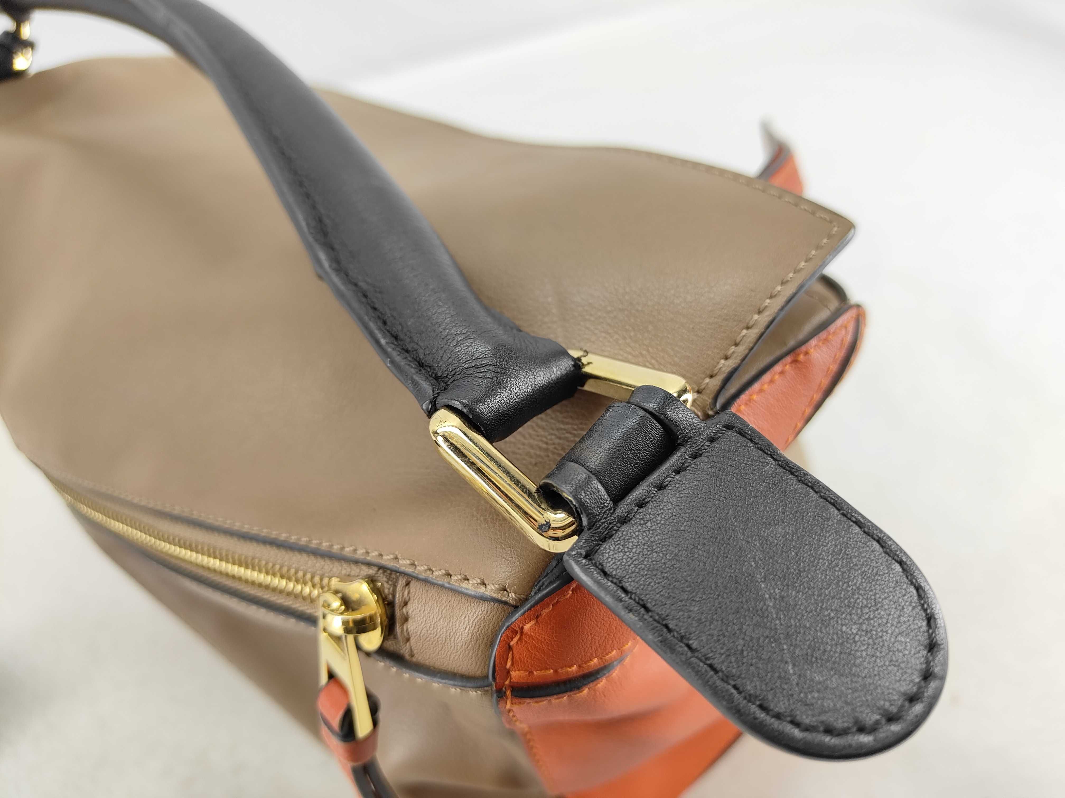 HK- Puzzle Small Leather Brown Shoulder Bag (Handbag) — view 6