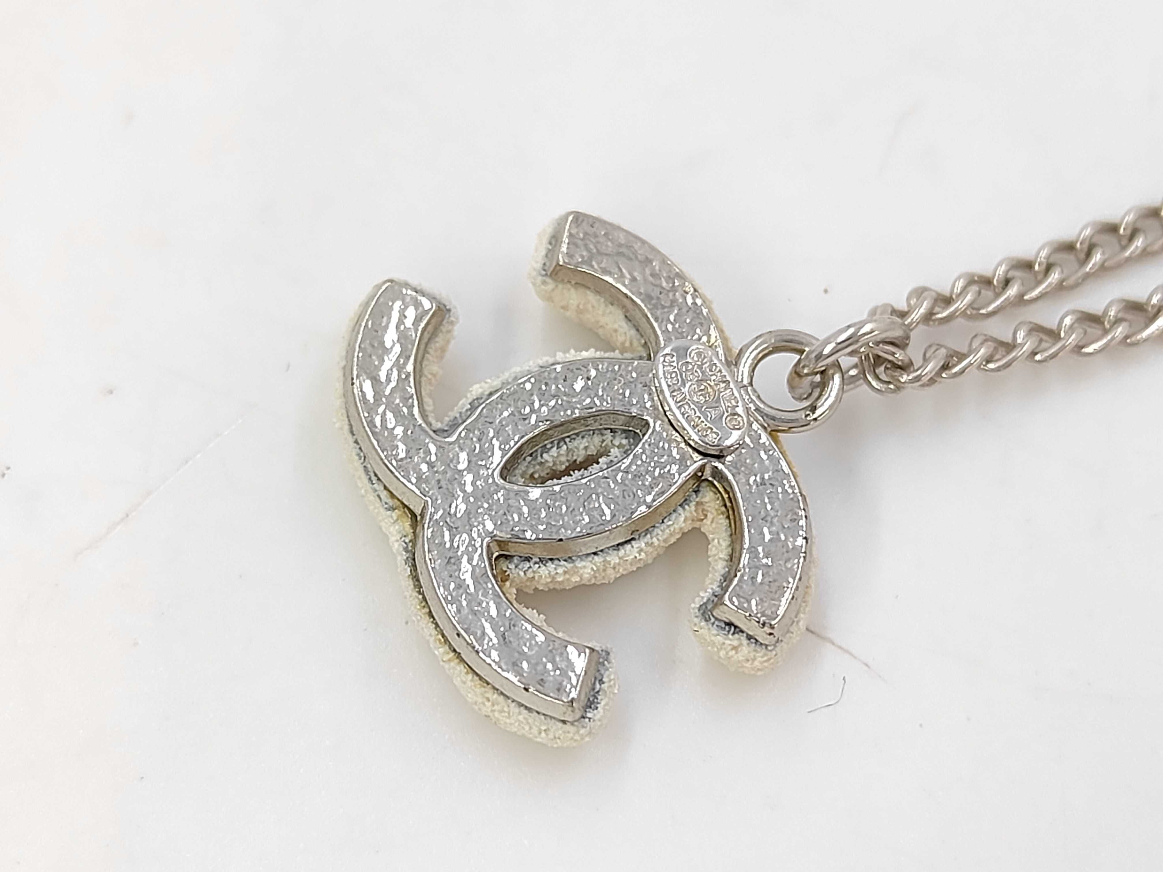 Silver Coco Mark Necklace 03A — view 4