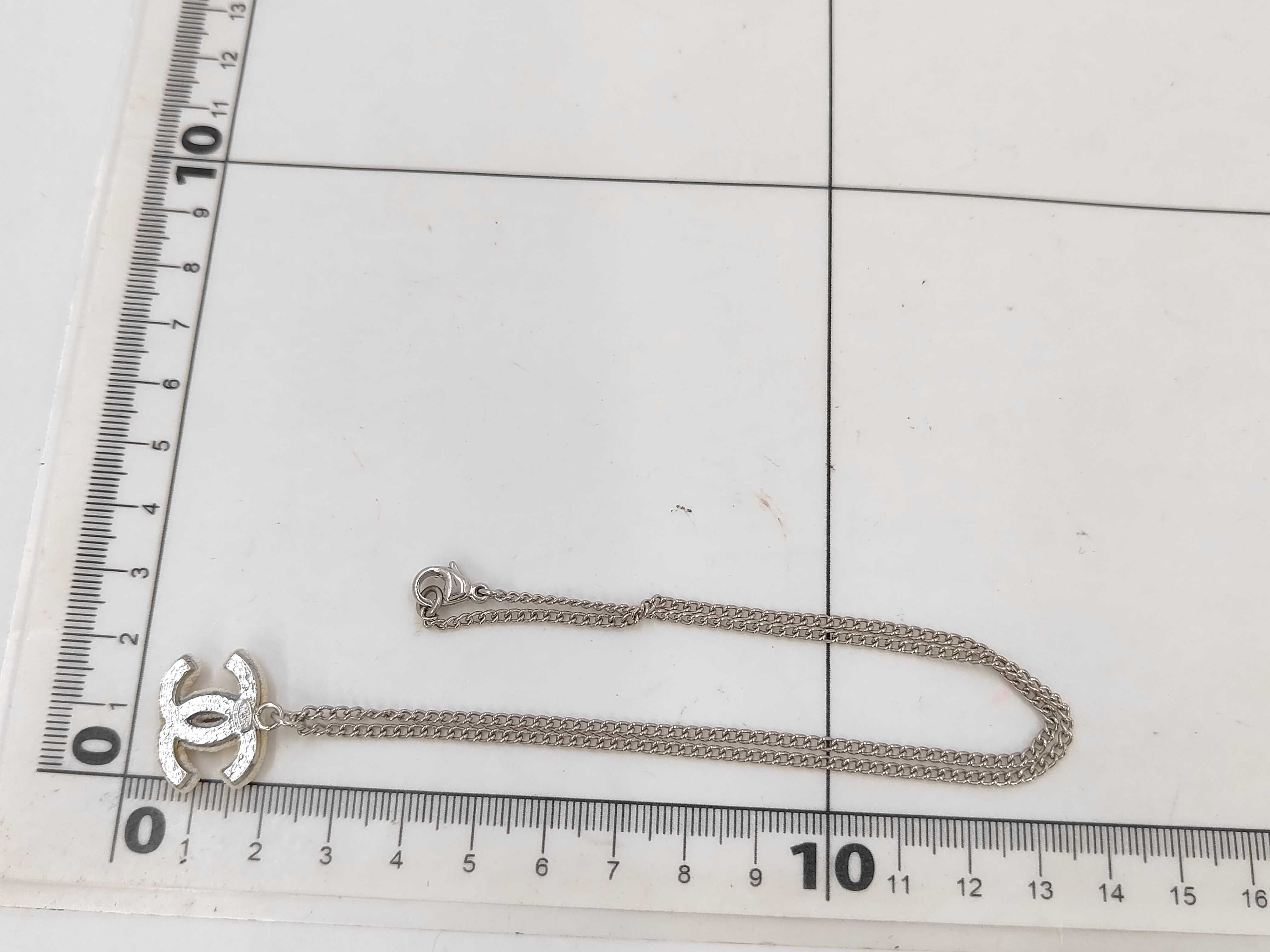 Silver Coco Mark Necklace 03A — view 7