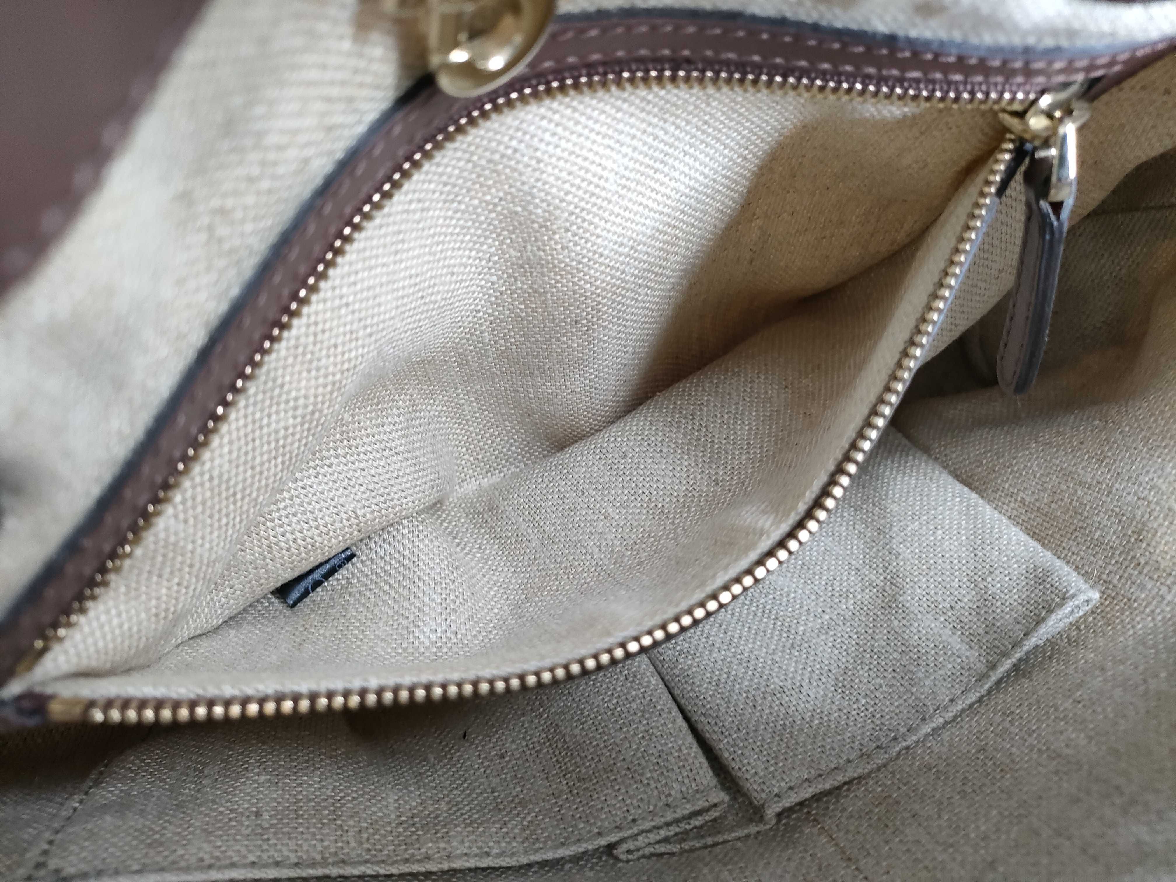 bag, Gucci Craft canvas tote bag, leather, 269878 520981 tote bag — view 9