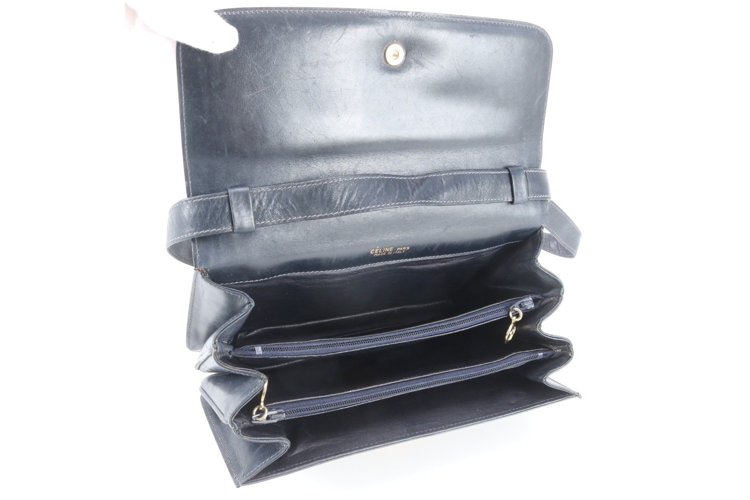 Sulky Canvas Carriage Hardware Leather Shoulder Bag — view 7