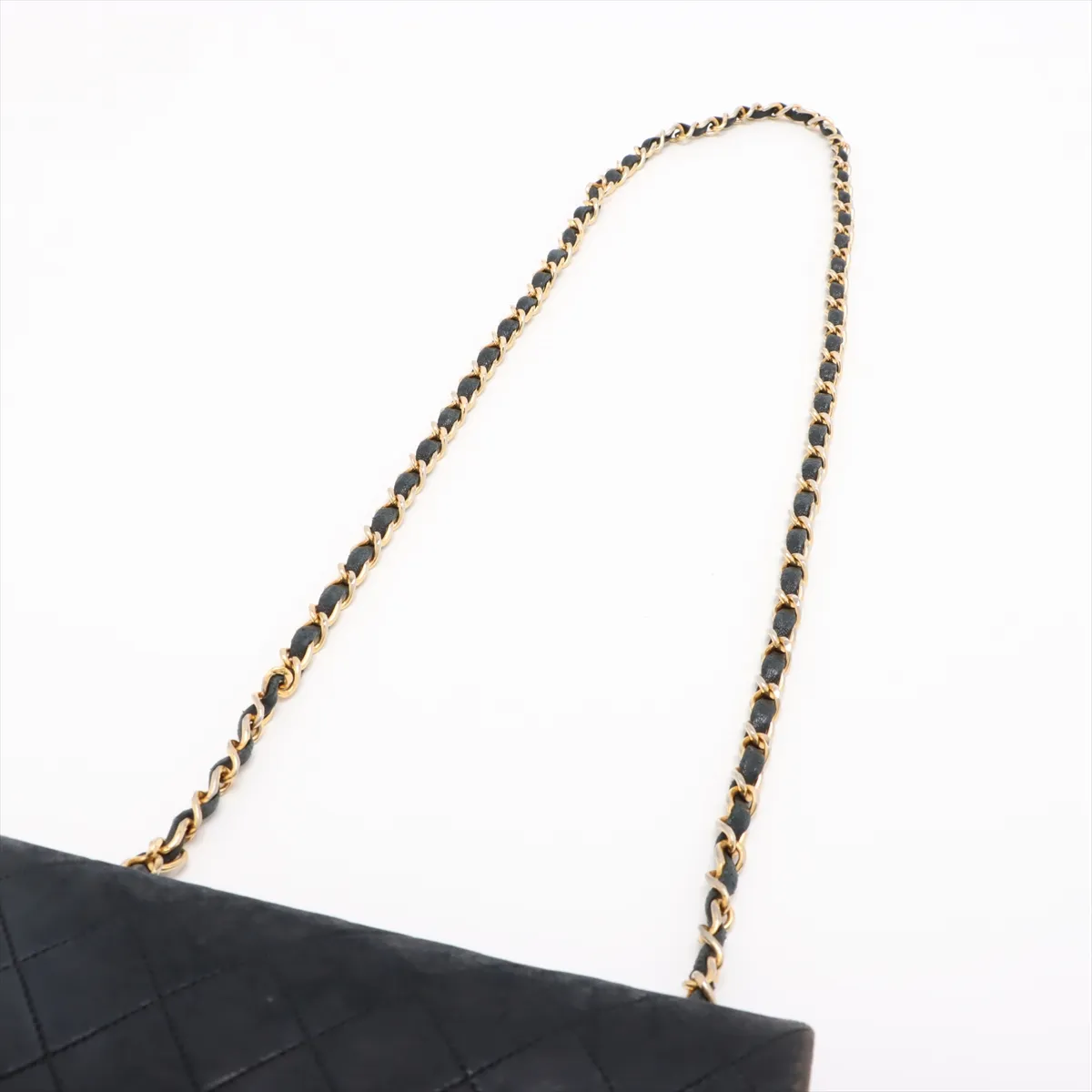 Mini Matelasse Lambskin Single Flap Single Chain Bag Black Gold Hardware 1499463 No. 1 — view 5