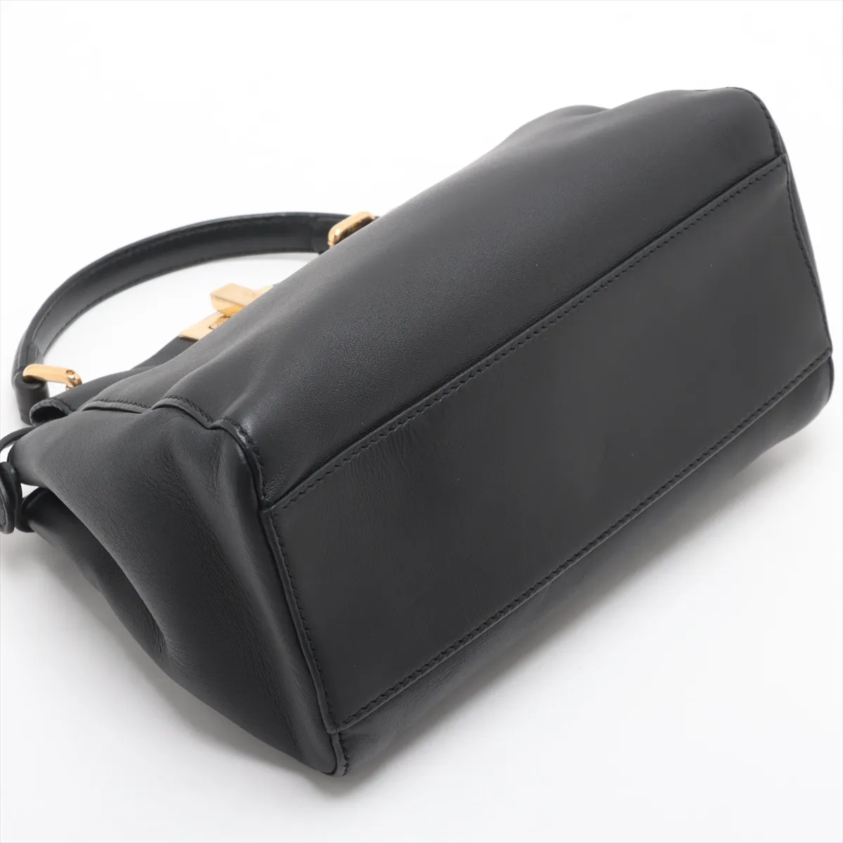 Mini Peekaboo Leather 2WAY Bag Black 8BN244 — view 4