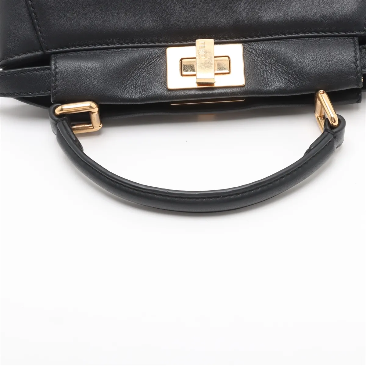 Mini Peekaboo Leather 2WAY Bag Black 8BN244 — view 5