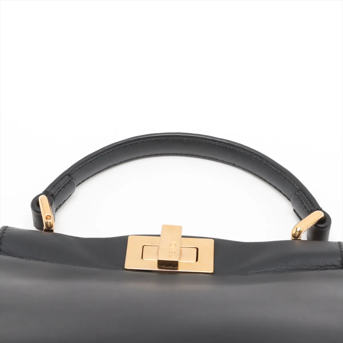 Mini Peekaboo Leather 2WAY Bag Black 8BN244 — view 6