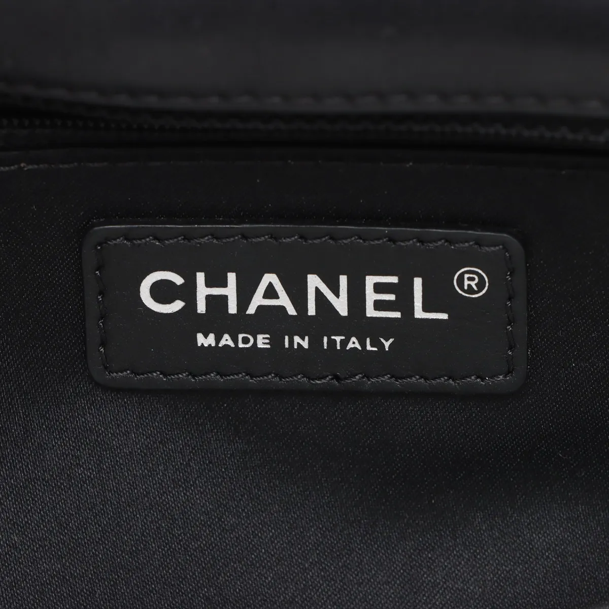 [Individually wrapped] Chanel Coco Mark Sequin Single Flap Double Chain Bag Black x White Silver Hardware 19409710 No. 19 — view 8