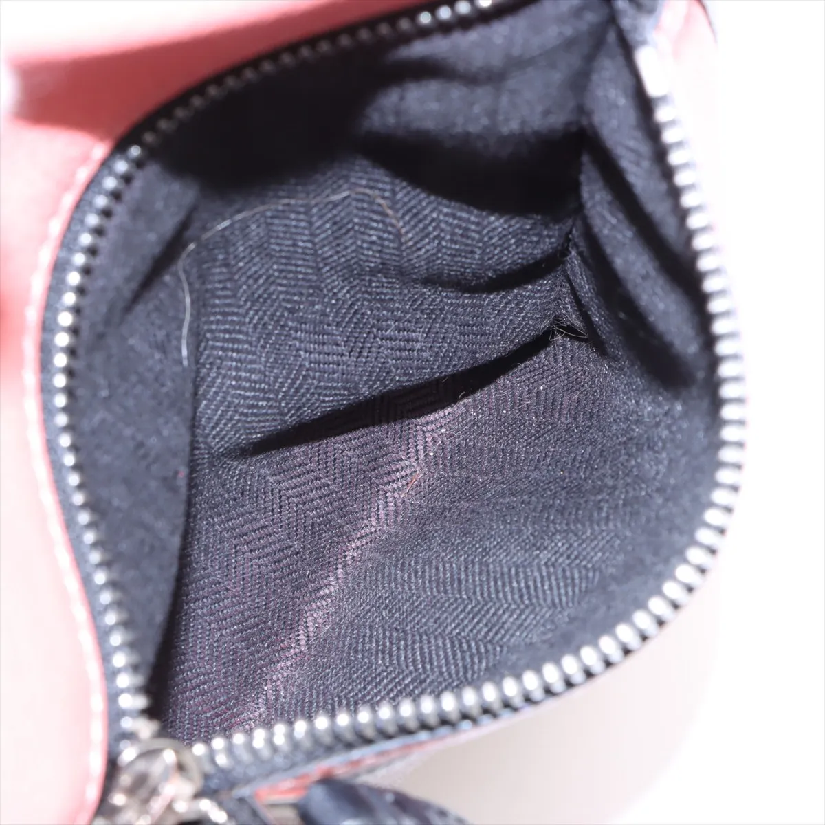 Puzzle Bag Small Leather 2WAY Handbag Black x Pink — view 11