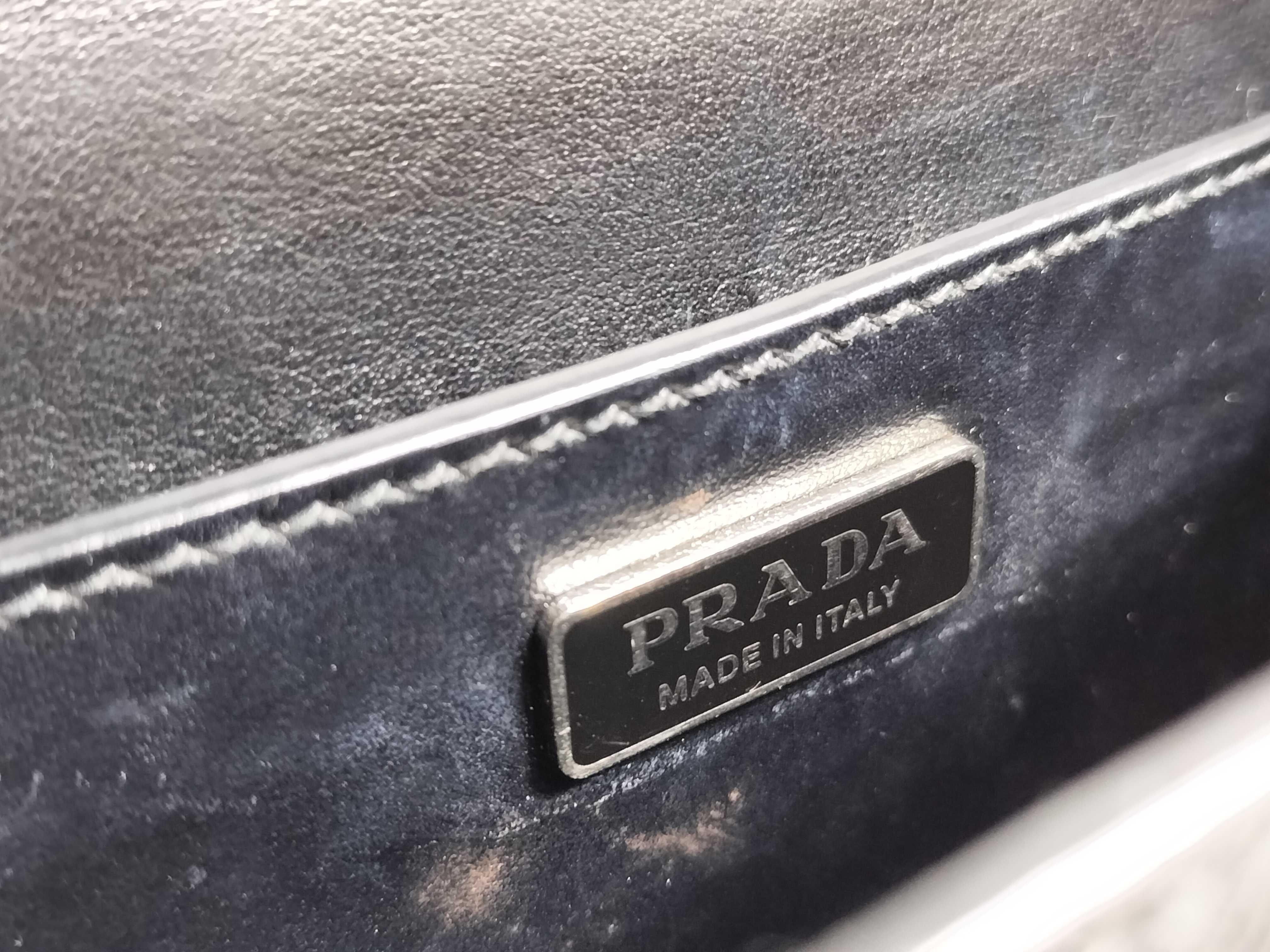 Saffiano Shoulder Bag, Black — view 11