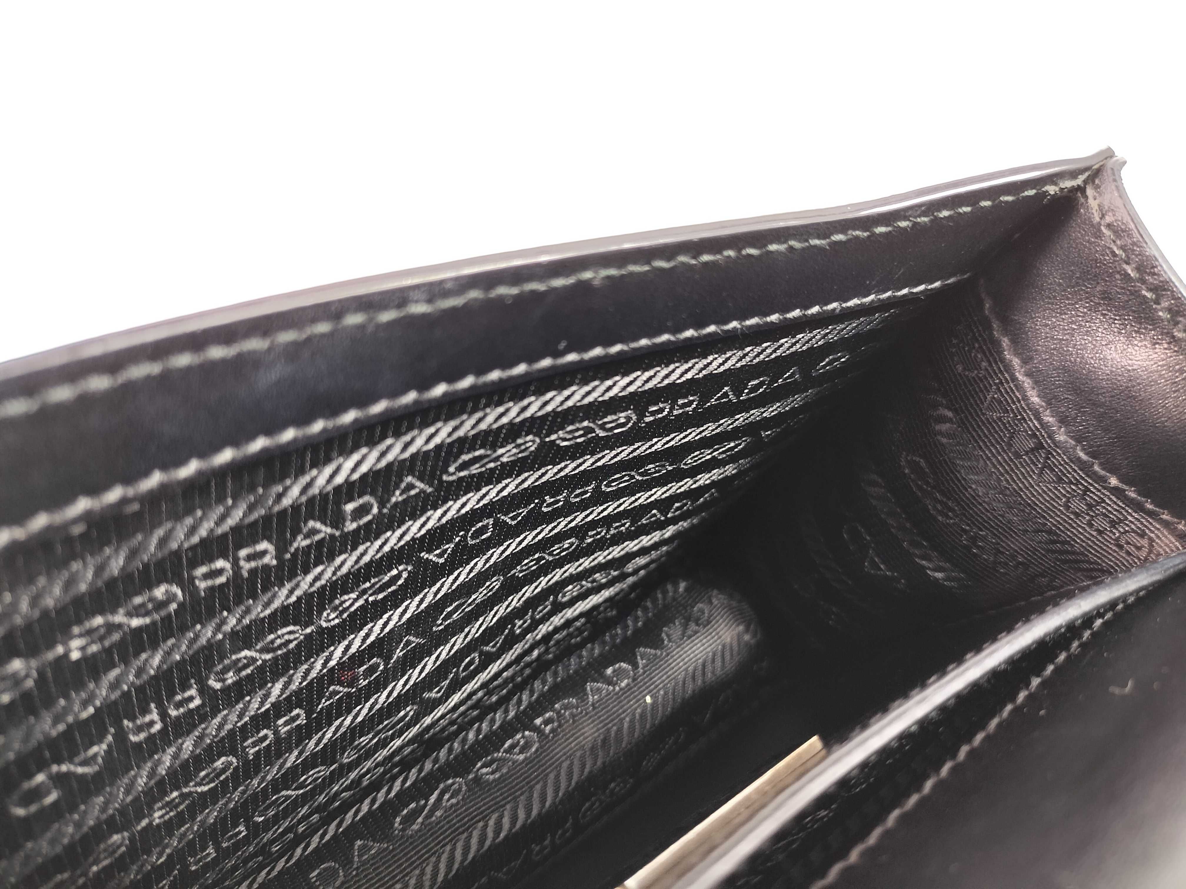 Saffiano Shoulder Bag, Black — view 10