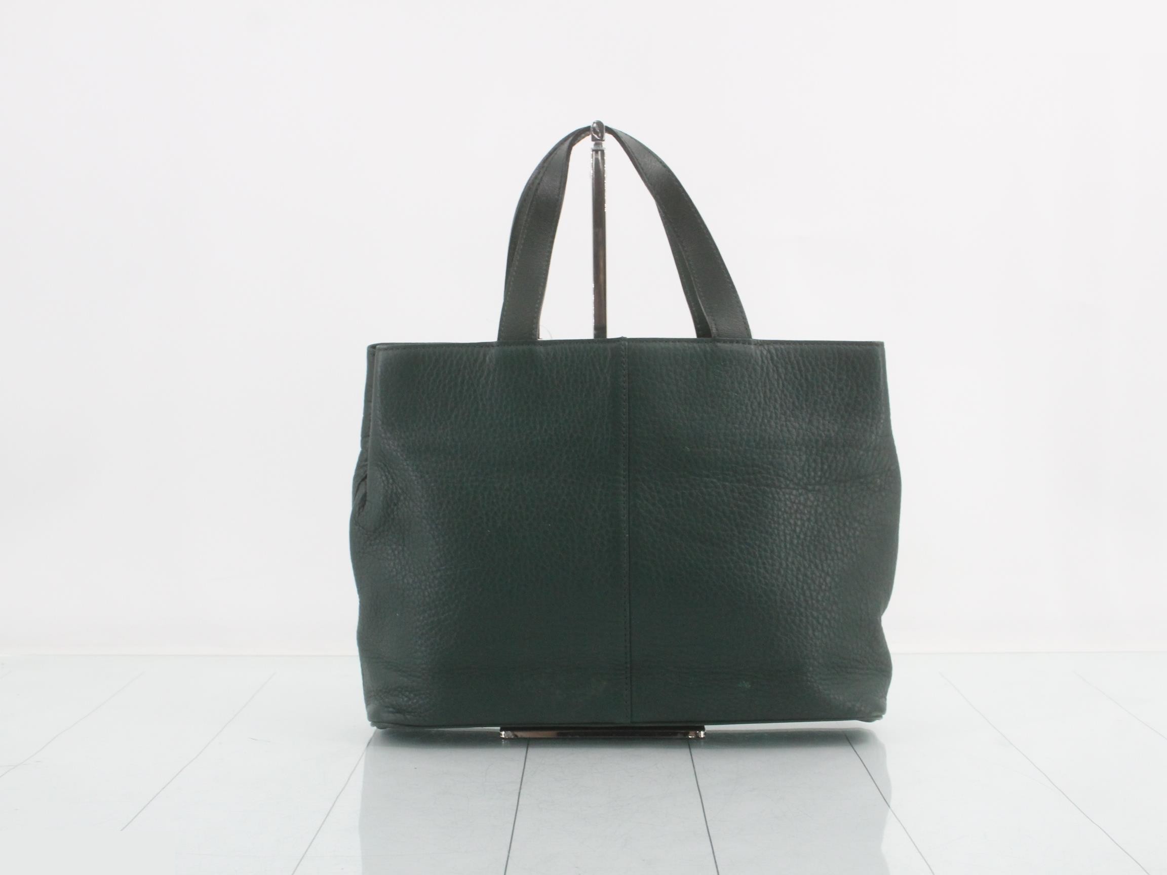 Other line bags/handbags leather green — view 2