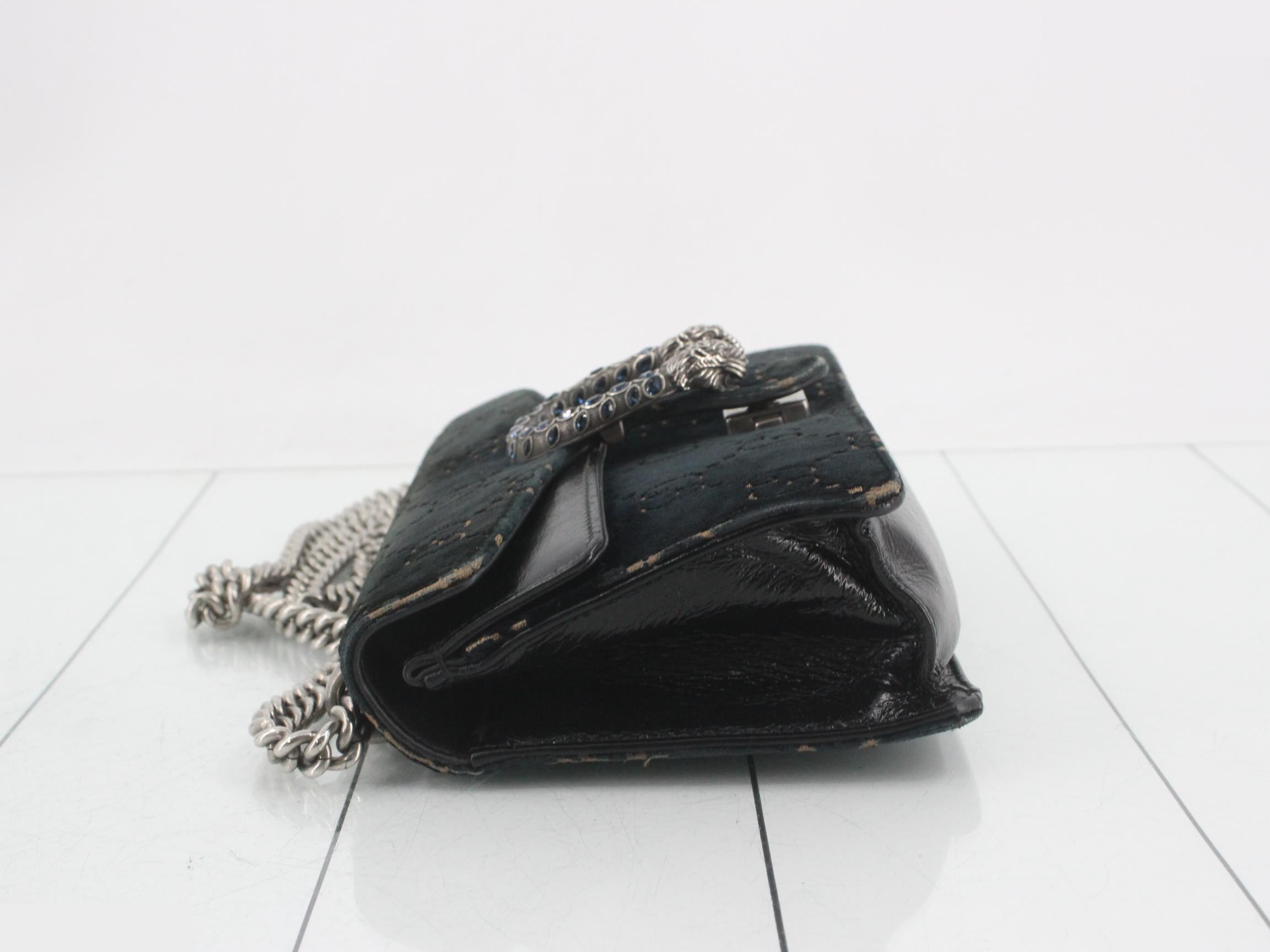 Dionysus GG Velvet Leather Chain Shoulder Bag — view 4