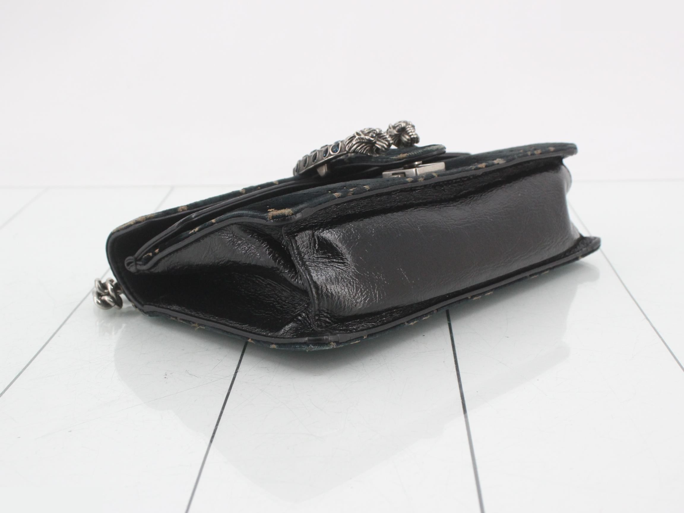 Dionysus GG Velvet Leather Chain Shoulder Bag — view 5