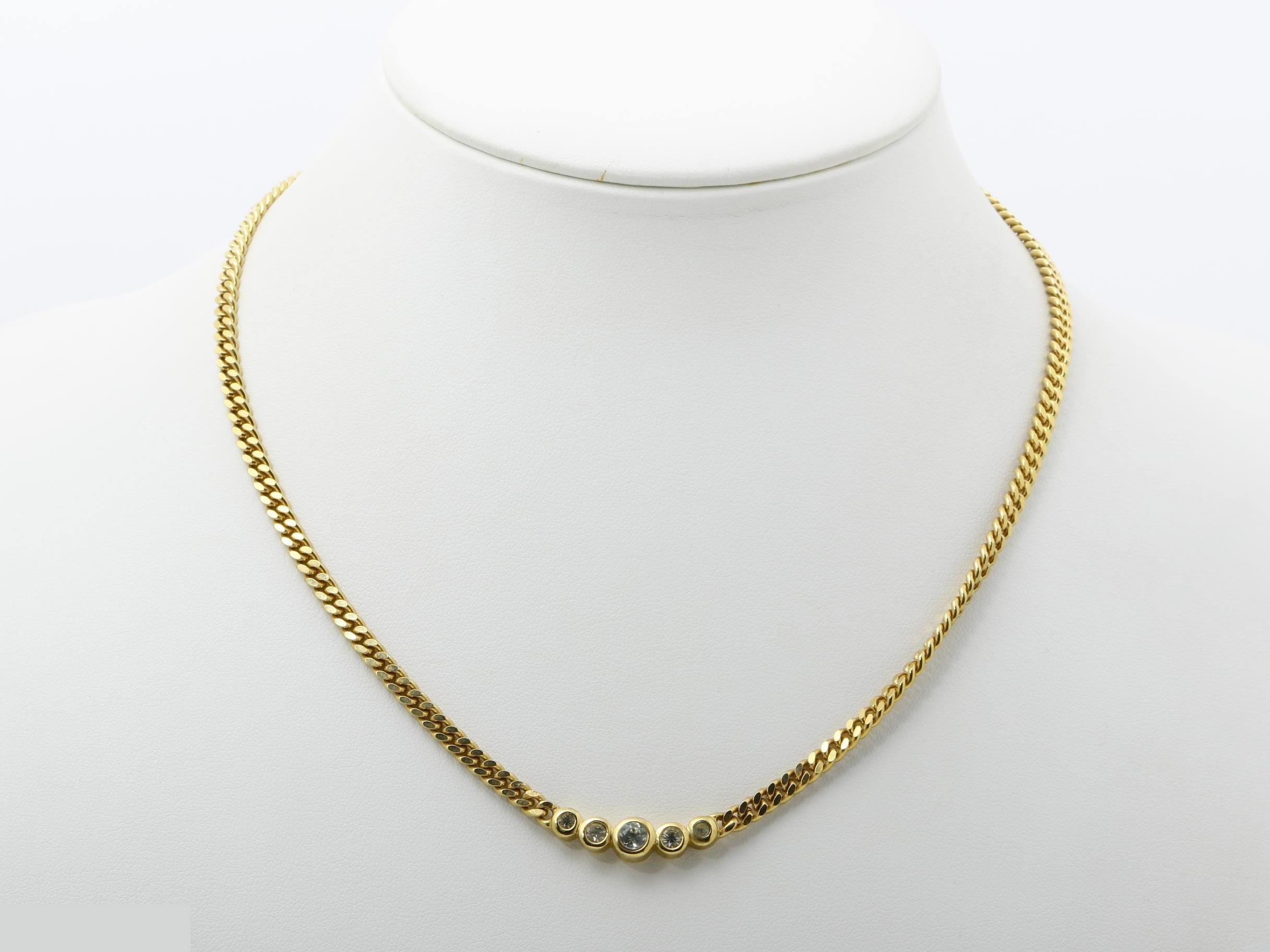 Other line: Precious metal necklaces and pendants, neck circumference approximately 42 cm. — view 6