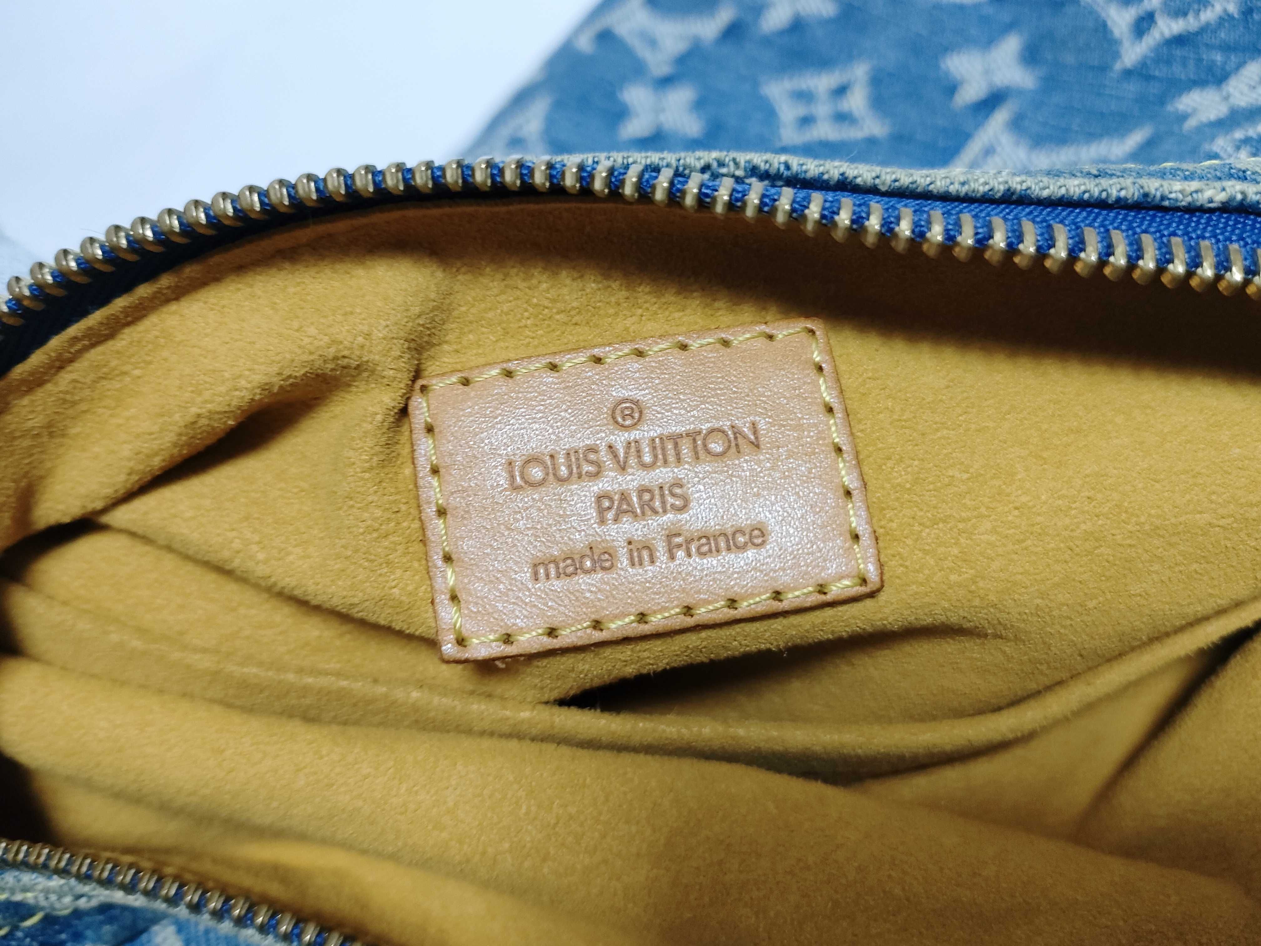 Monogram Denim Shoulder Bag — view 14