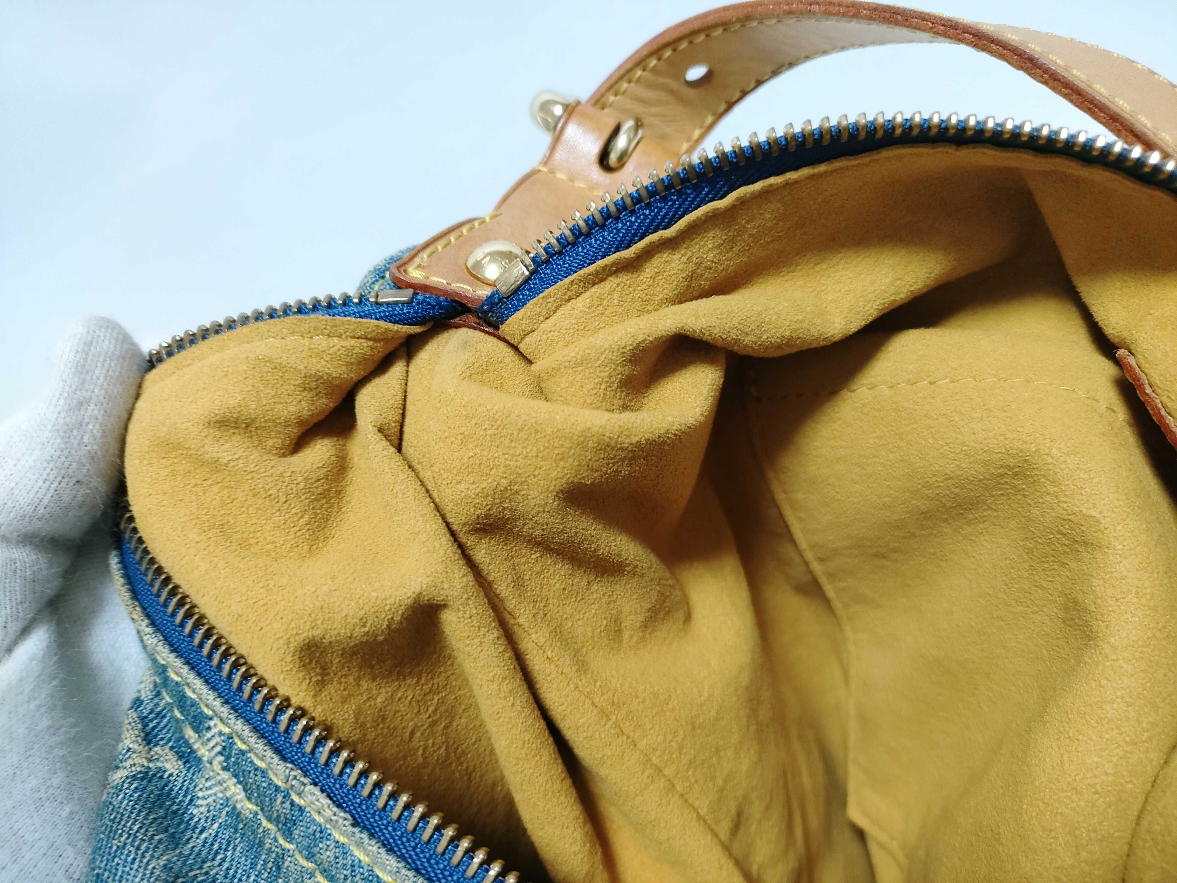 Monogram Denim Shoulder Bag — view 10