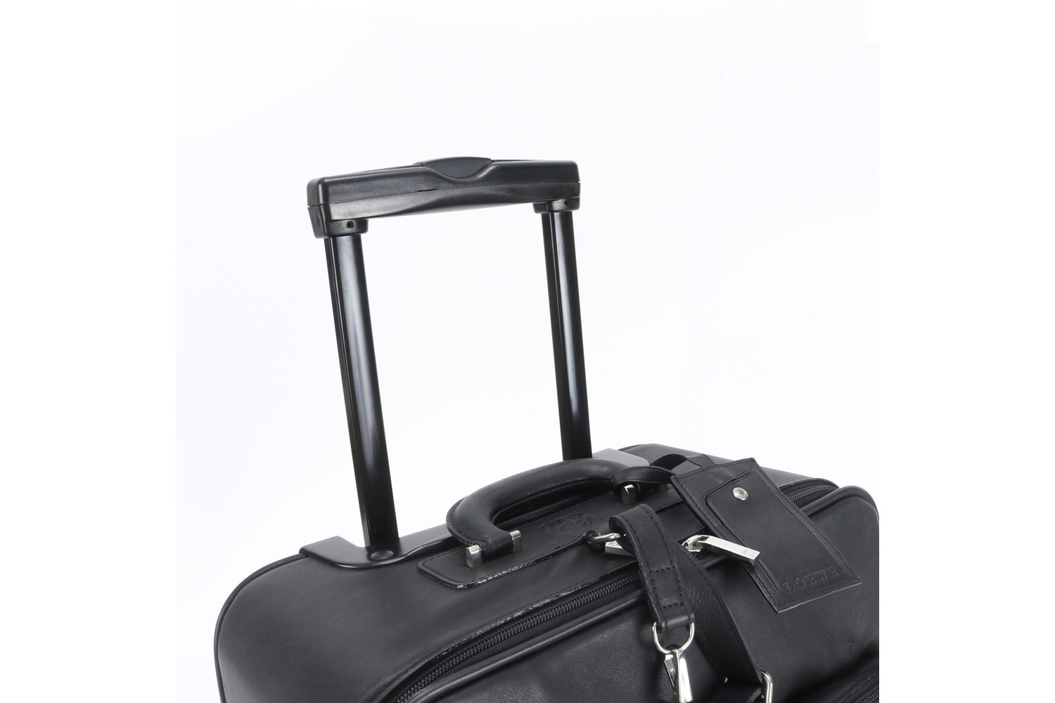 Anagram Leather Suitcase Carry-on Bag — view 2